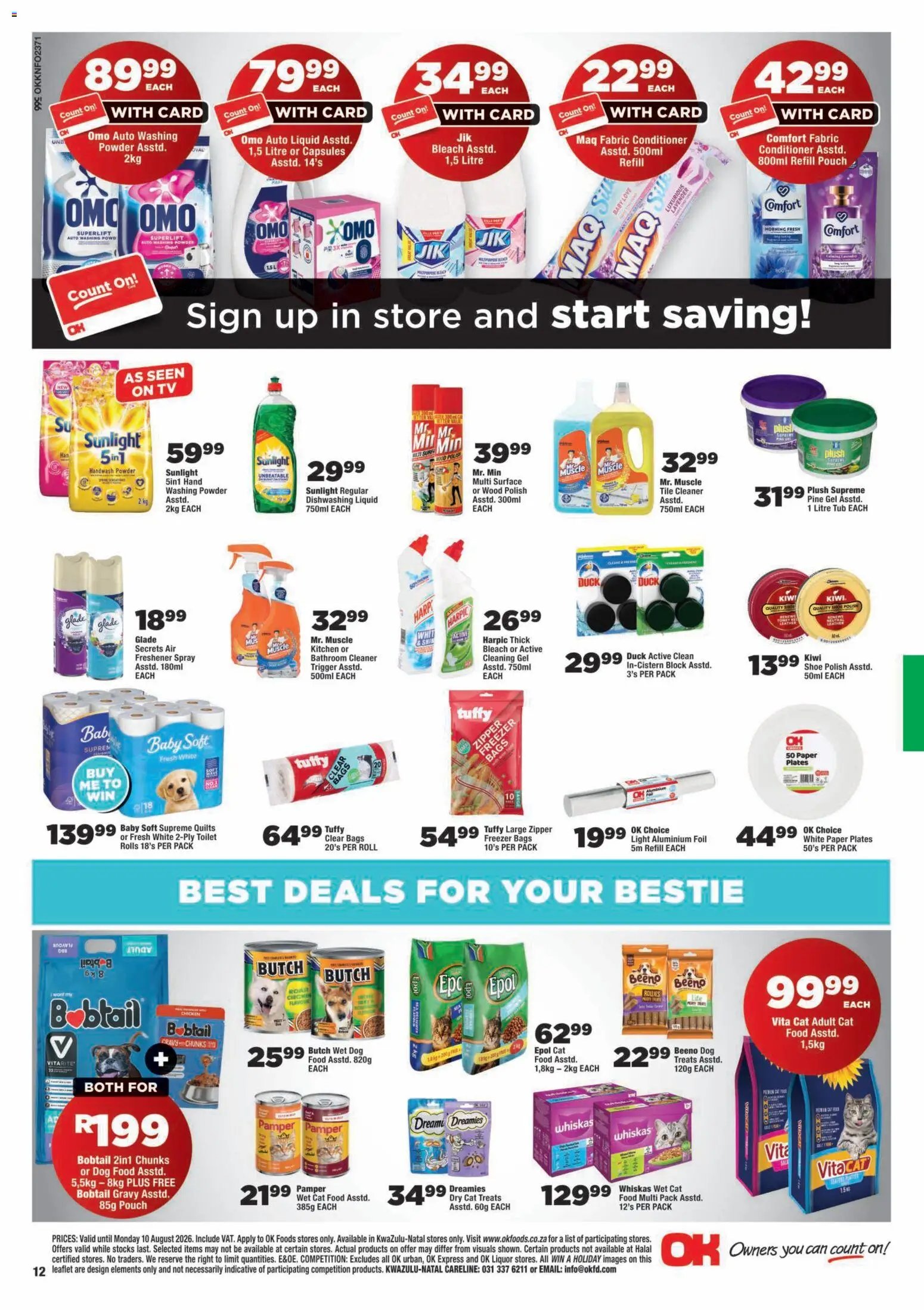 OK Foods - Kwazulu Natal - Specials