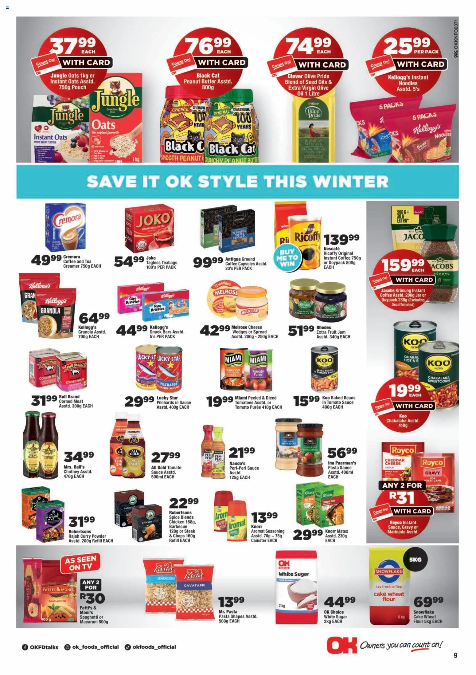 OK Foods - Kwazulu Natal - Specials