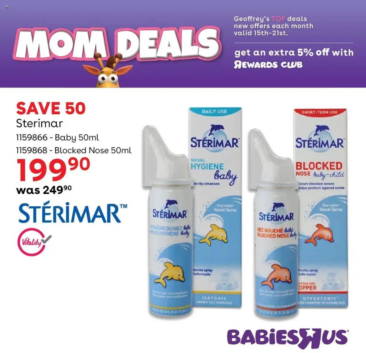 Babies R Us Mom Deals (2025-10-15 - 2025-10-21) | 7