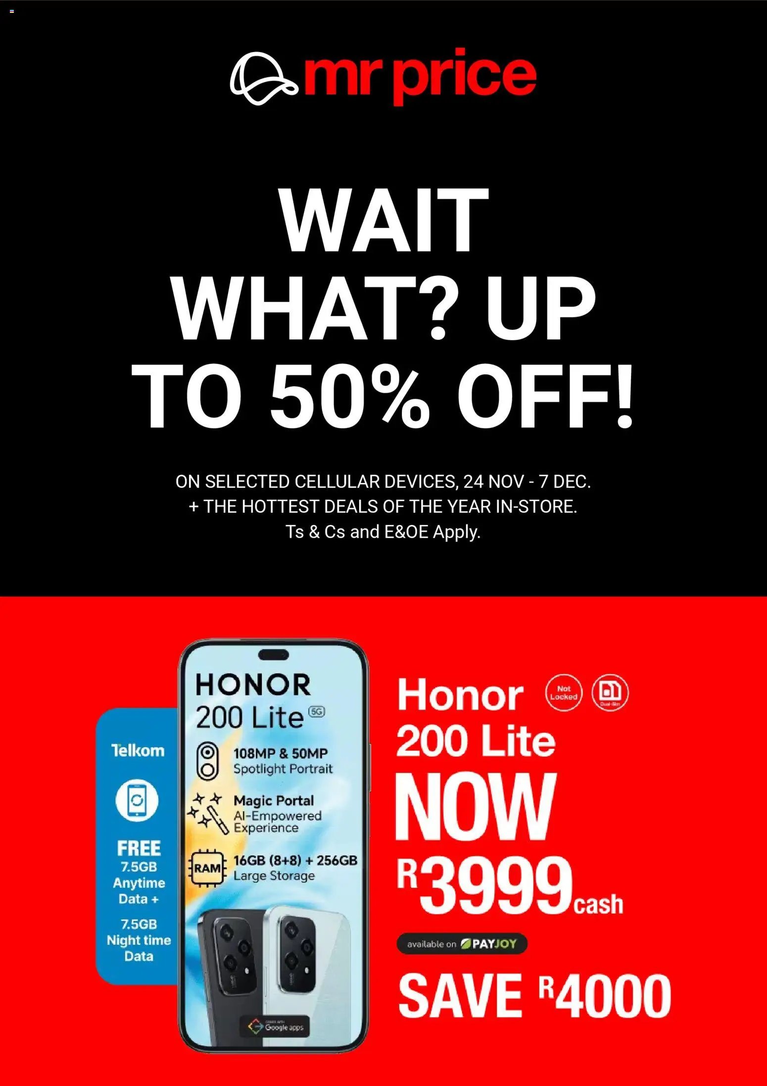 Mr Price Black Friday (2025-11-24 - 2025-12-07) | 1