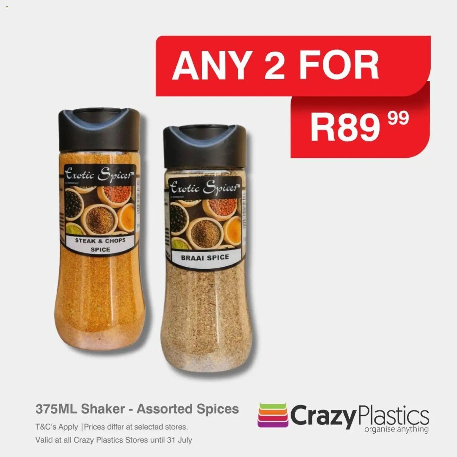 Crazy Plastics Crazy affordable flavour