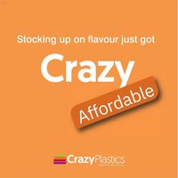 Crazy Plastics Crazy affordable flavour