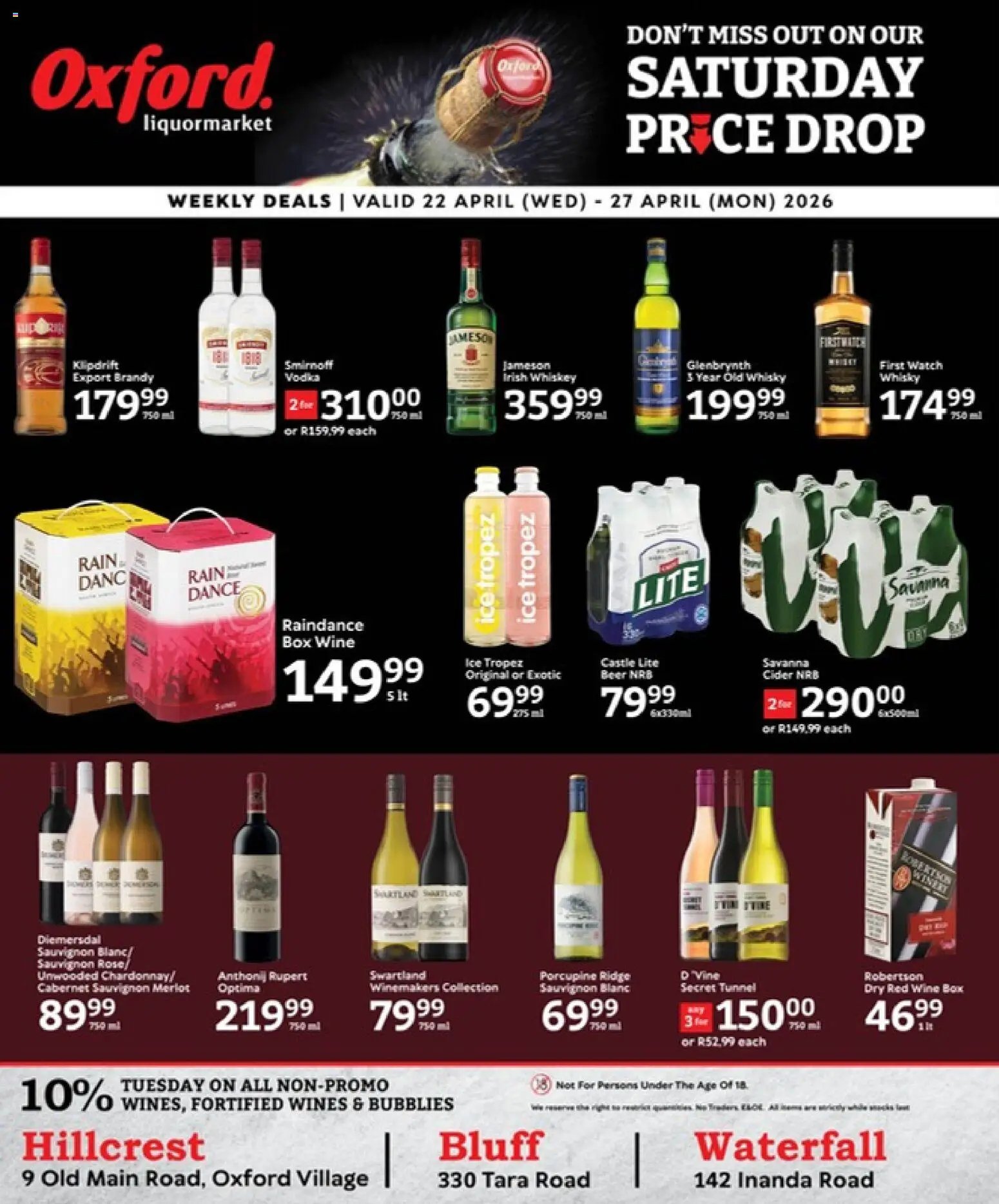 Oxford Freshmarket Liquormarket Deals (2026-04-22 - 2026-04-27) | 1
