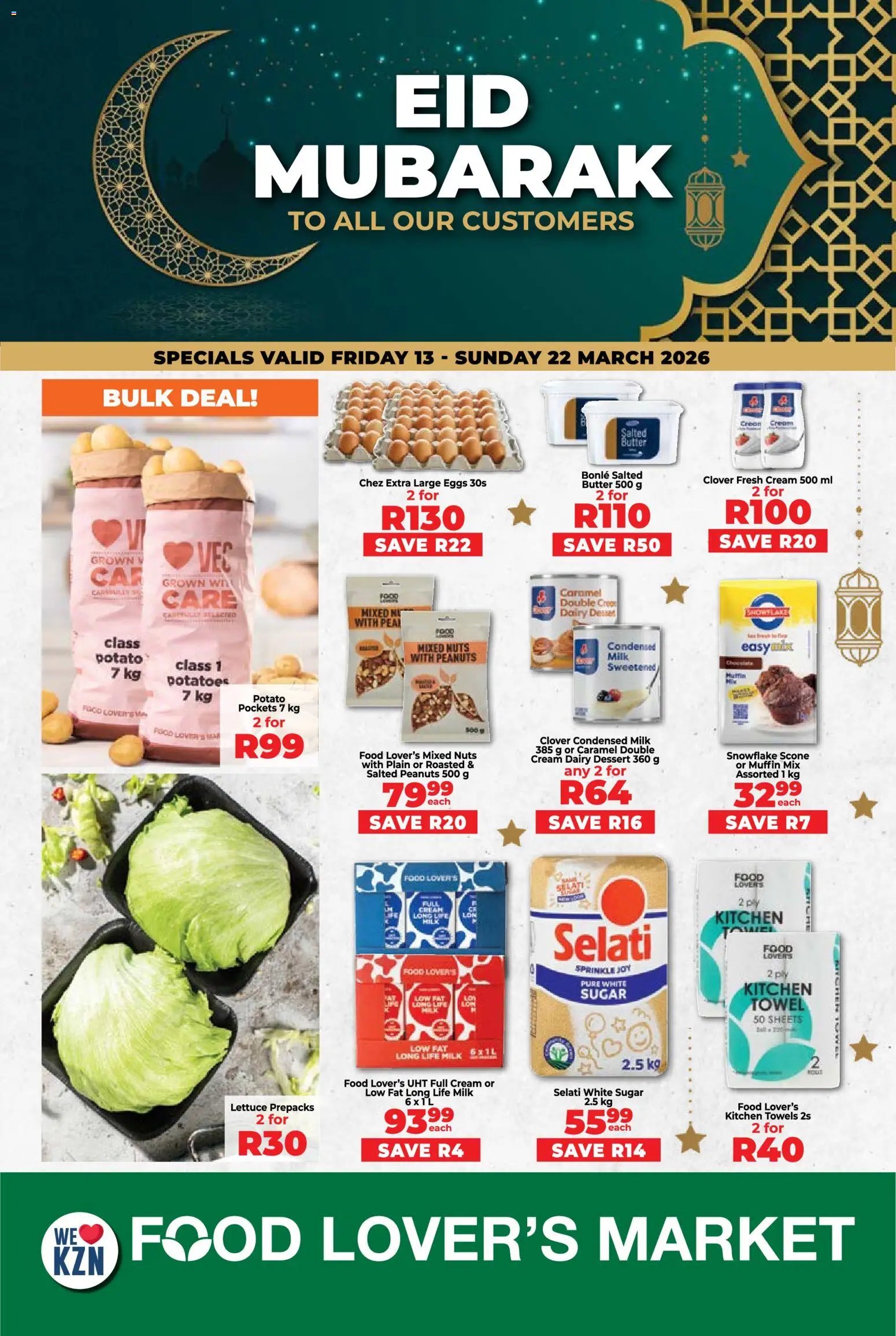 Food Lover's Market KwaZulu-Natal - Eid Mubarak (2026-03-13 - 2026-03-22) | 1