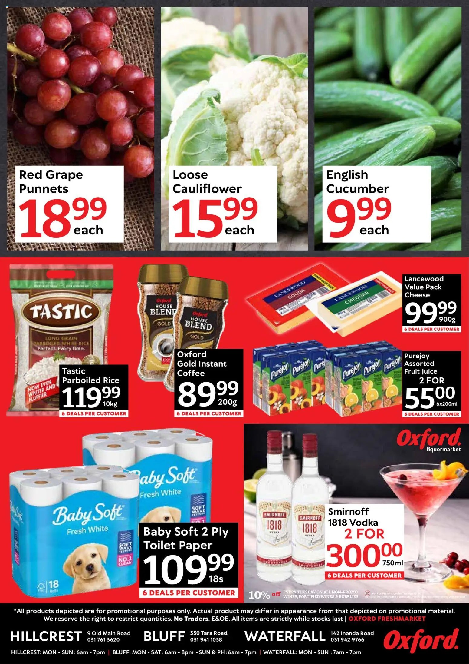 Oxford Freshmarket Price Drop (2026-04-18 - 2026-04-18) | 2