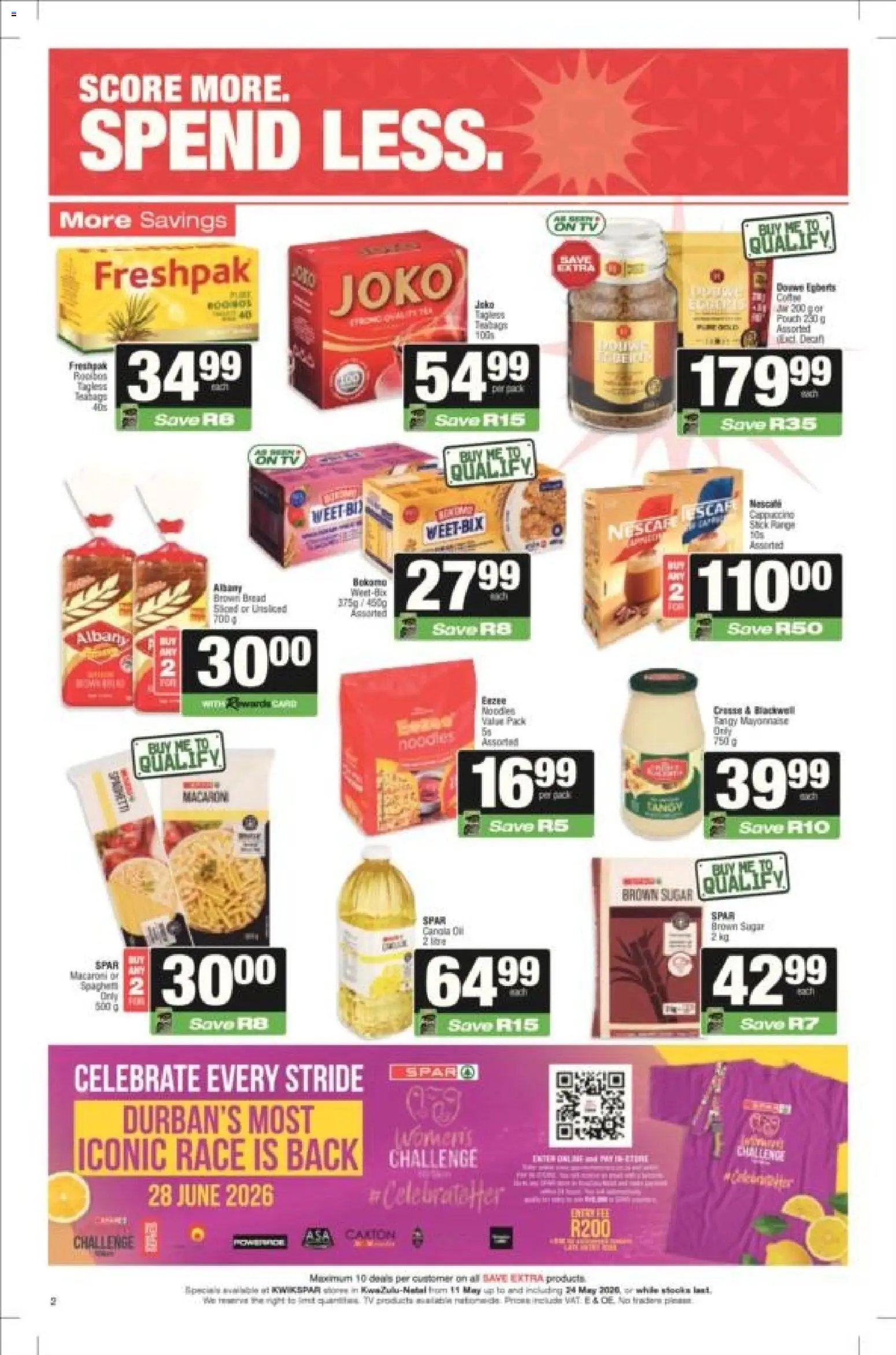 KWIKSPAR - Kwazulu-Natal - Weekly Specials (2026-05-11 - 2026-05-24) | 2