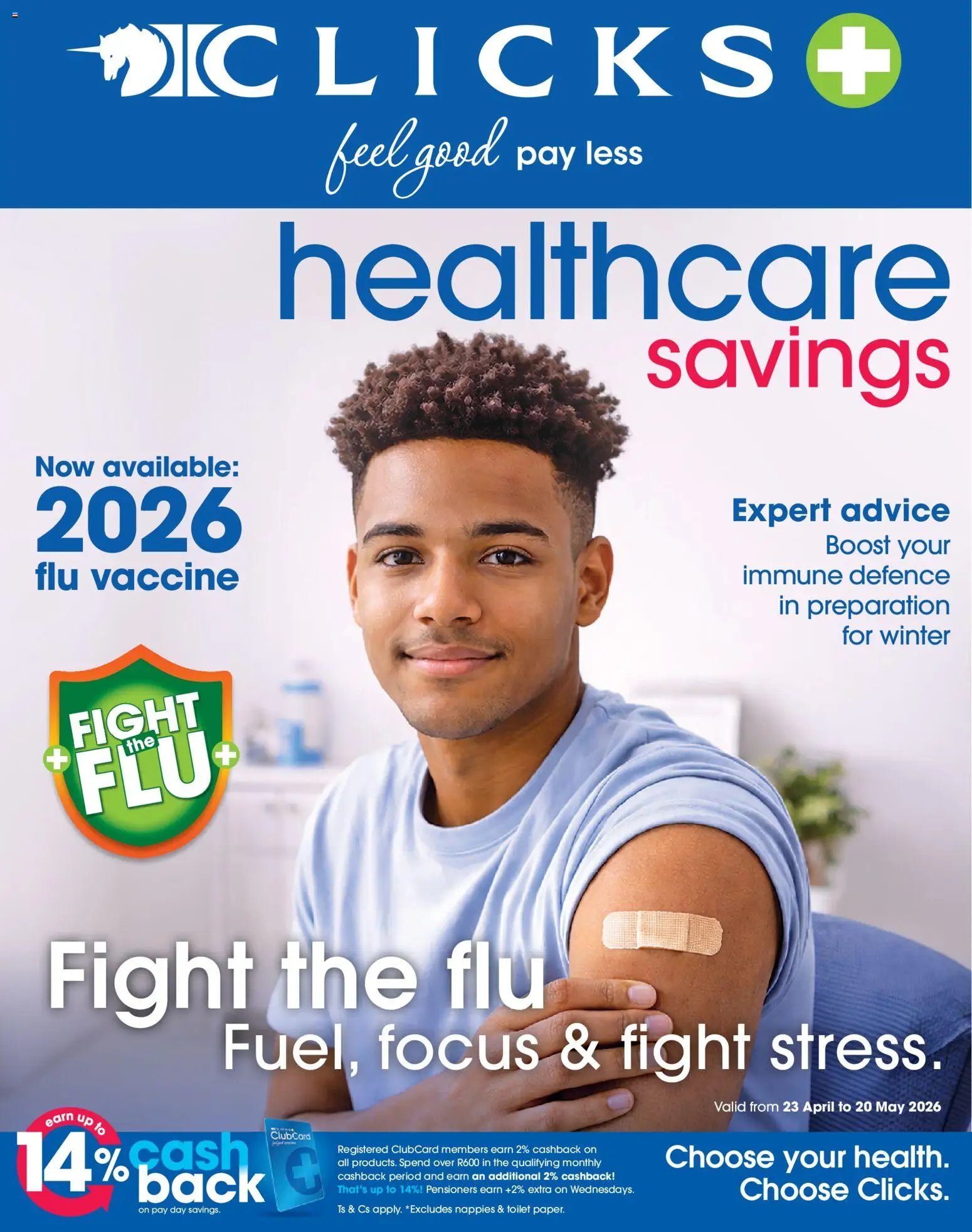 Clicks Healthcare Savings (2026-04-23 - 2026-05-20) | 1