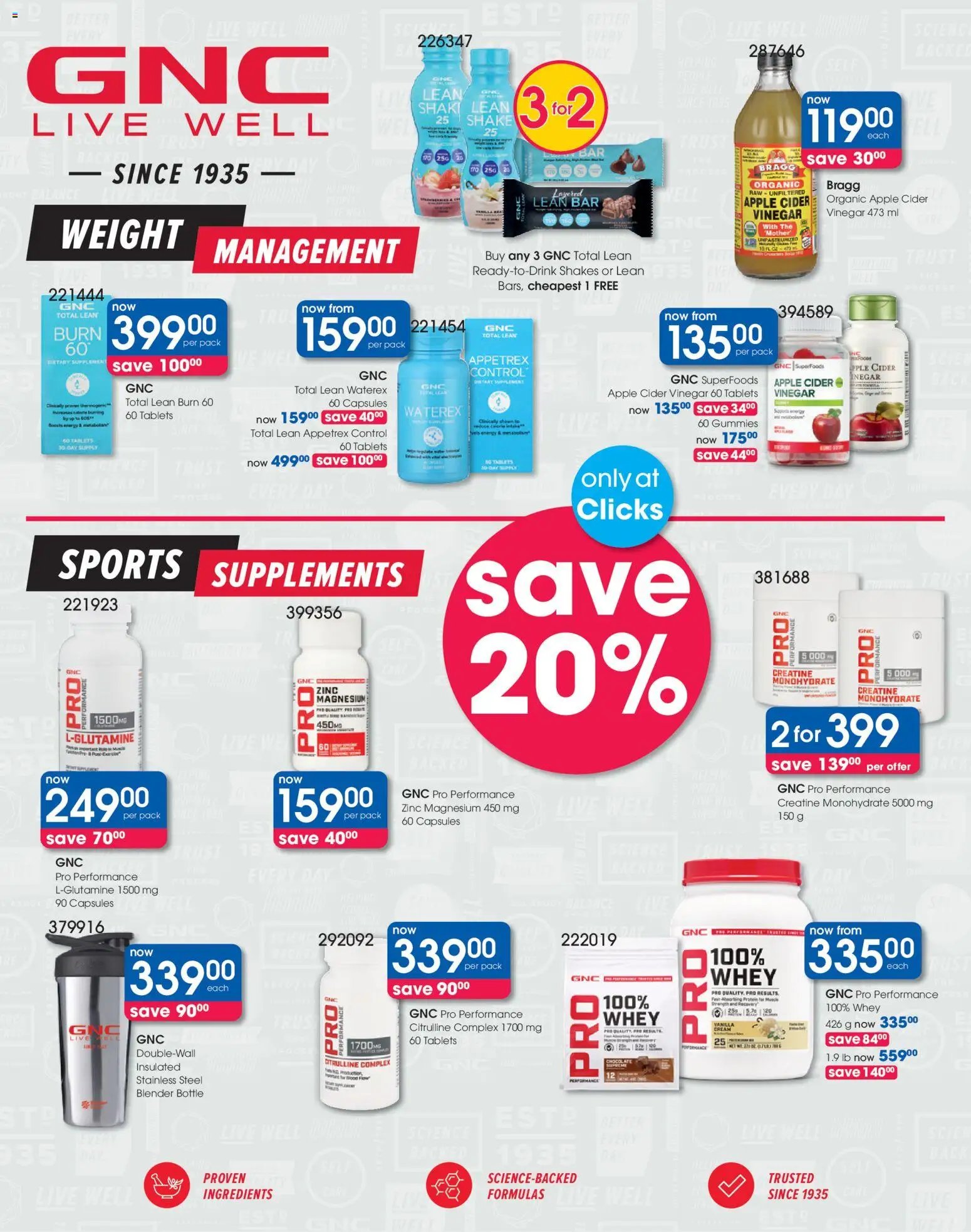 Clicks Healthcare Savings (2026-04-23 - 2026-05-20) | 29
