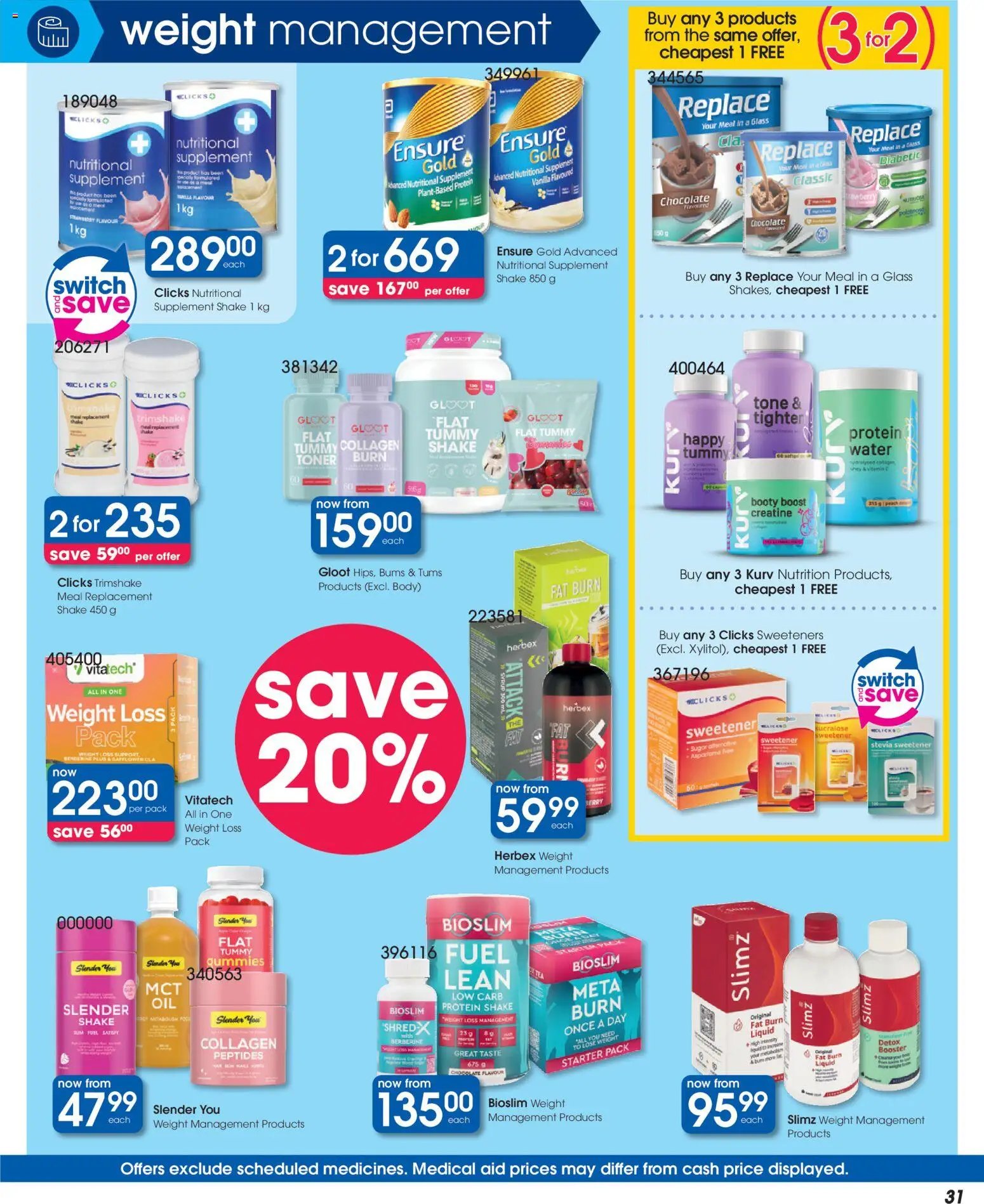 Clicks Healthcare Savings (2026-04-23 - 2026-05-20) | 31