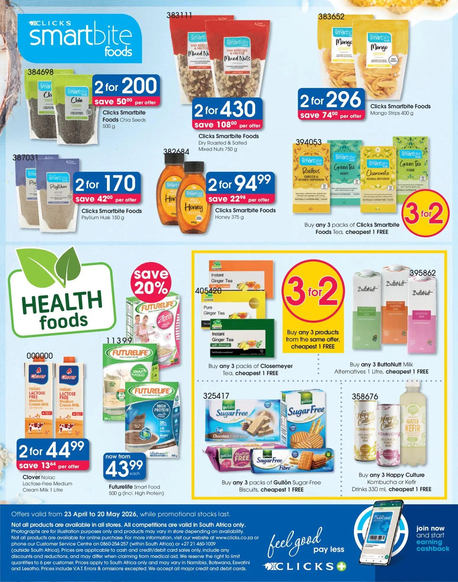 Clicks Healthcare Savings (2026-04-23 - 2026-05-20) | 32