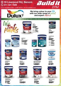 Build It Paint Specials (2026-04-08 - 2026-04-30)