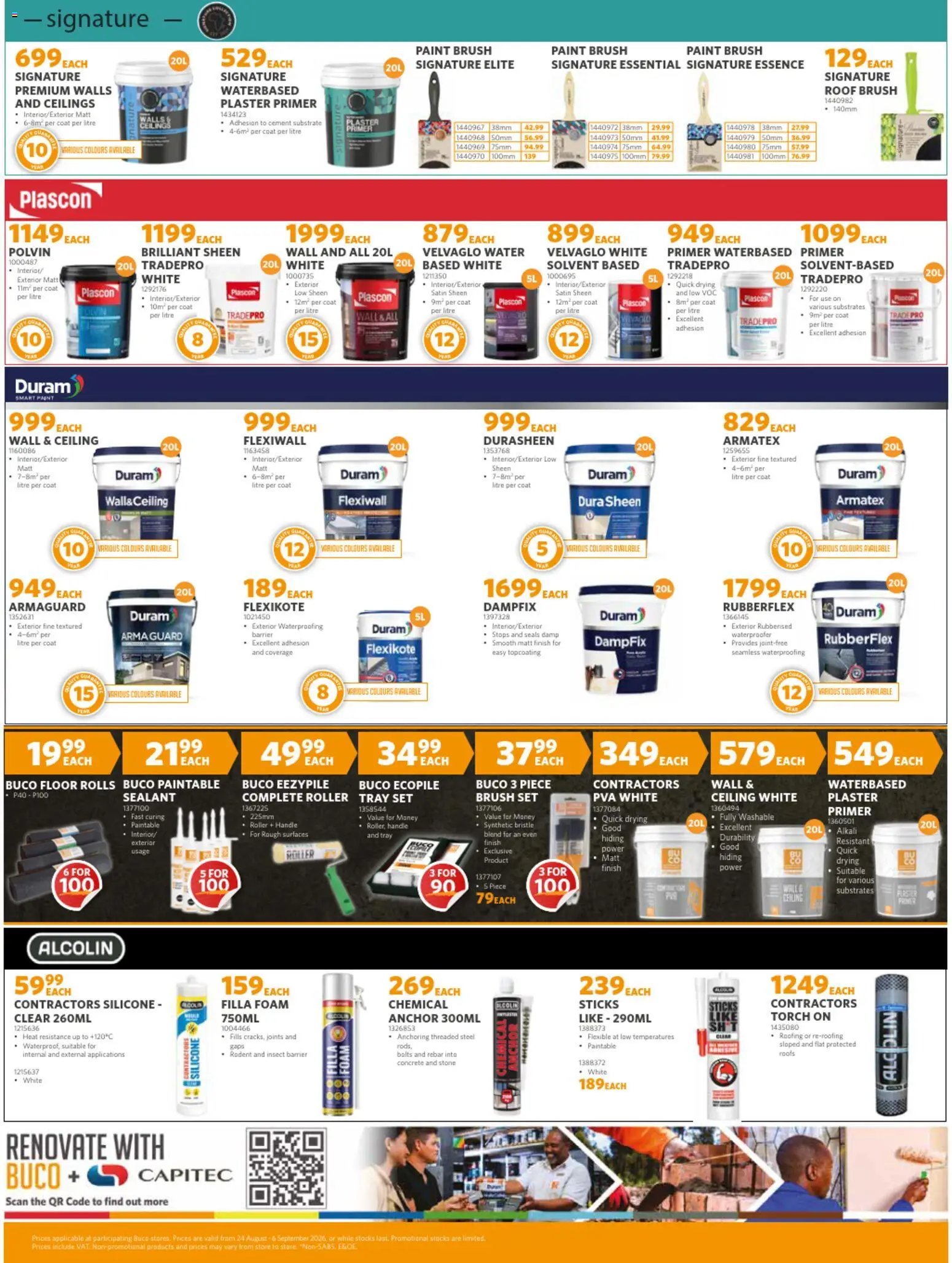 BUCO Specials