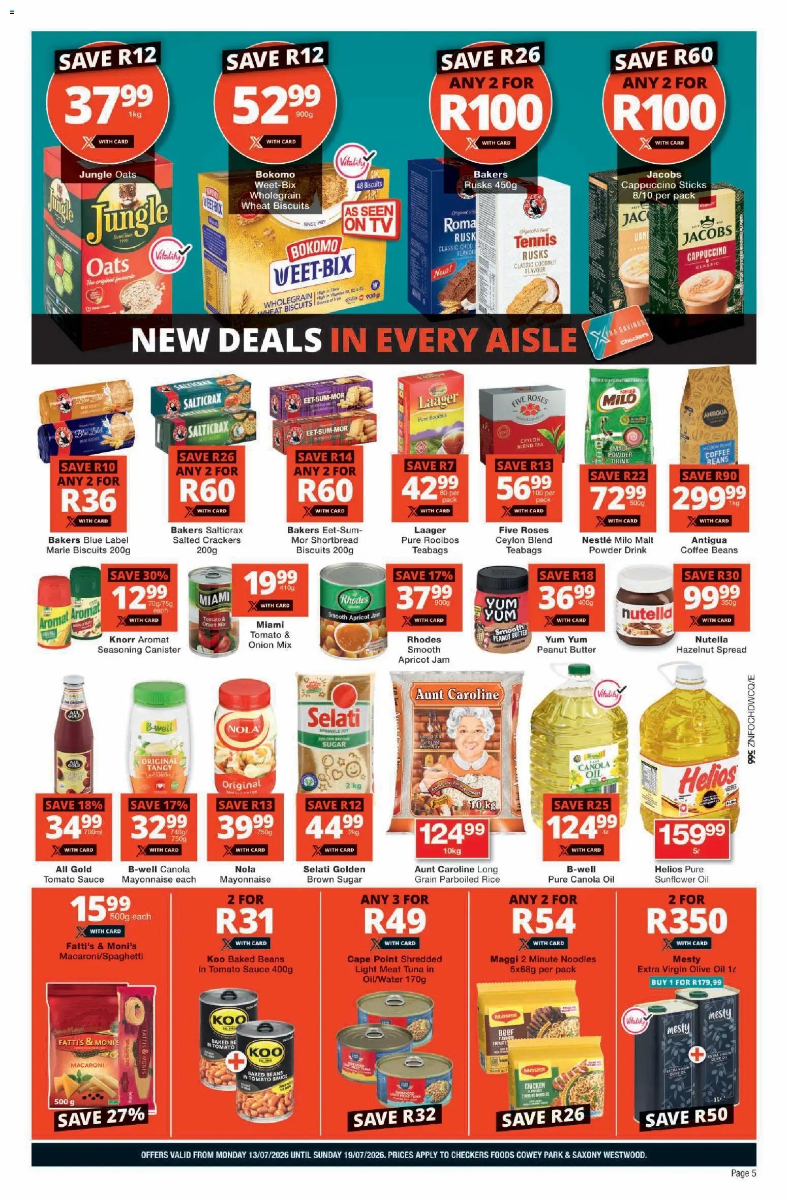 Checkers - Kwazulu Natal - Foods July Mid-Month Promotion