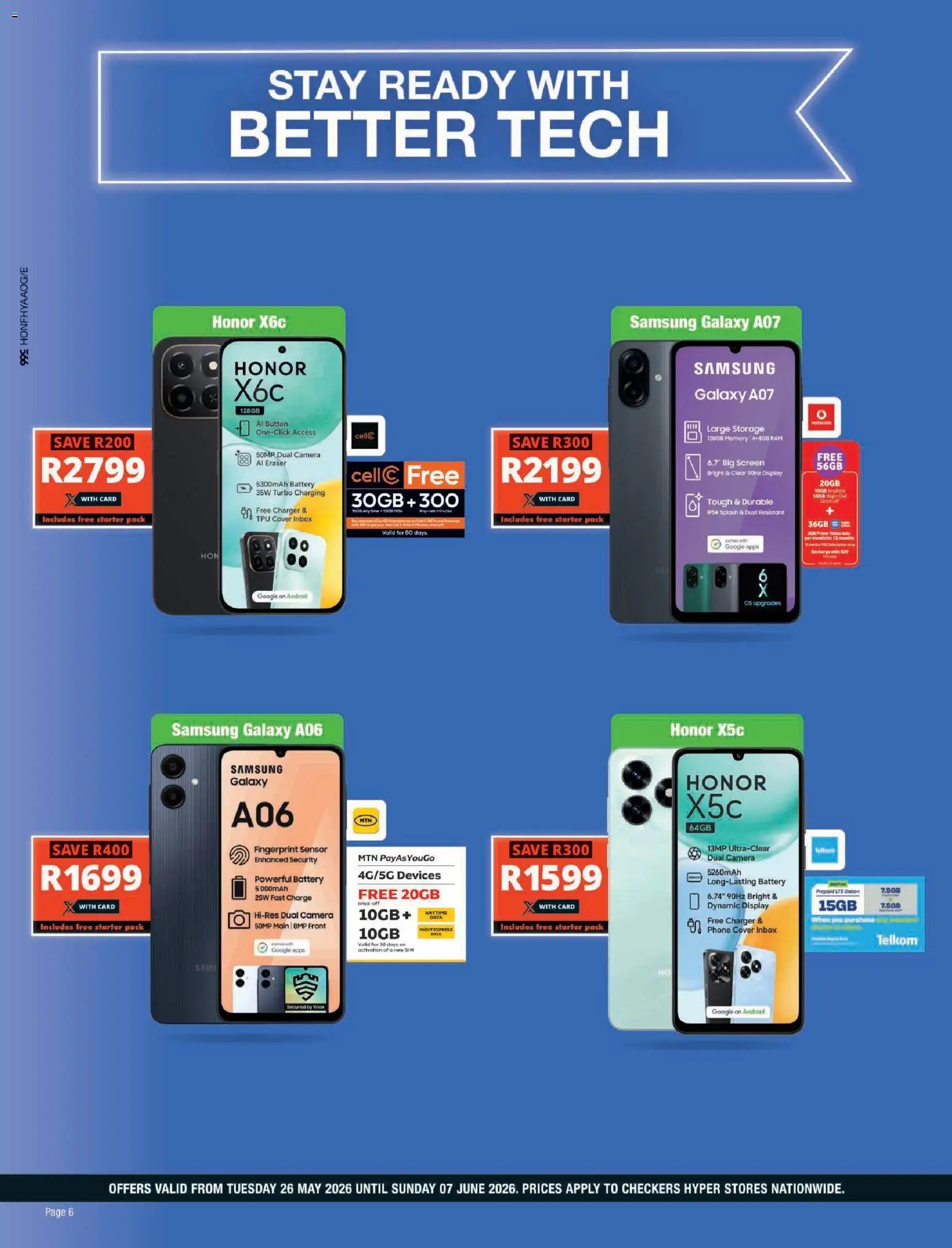 Checkers Hyper Tech X May Month-End Promotion