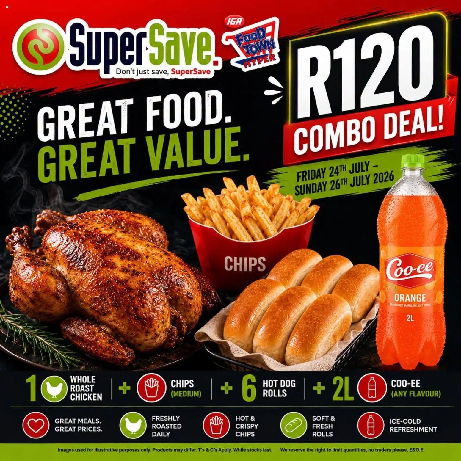 Super Save Great food. Great Value.