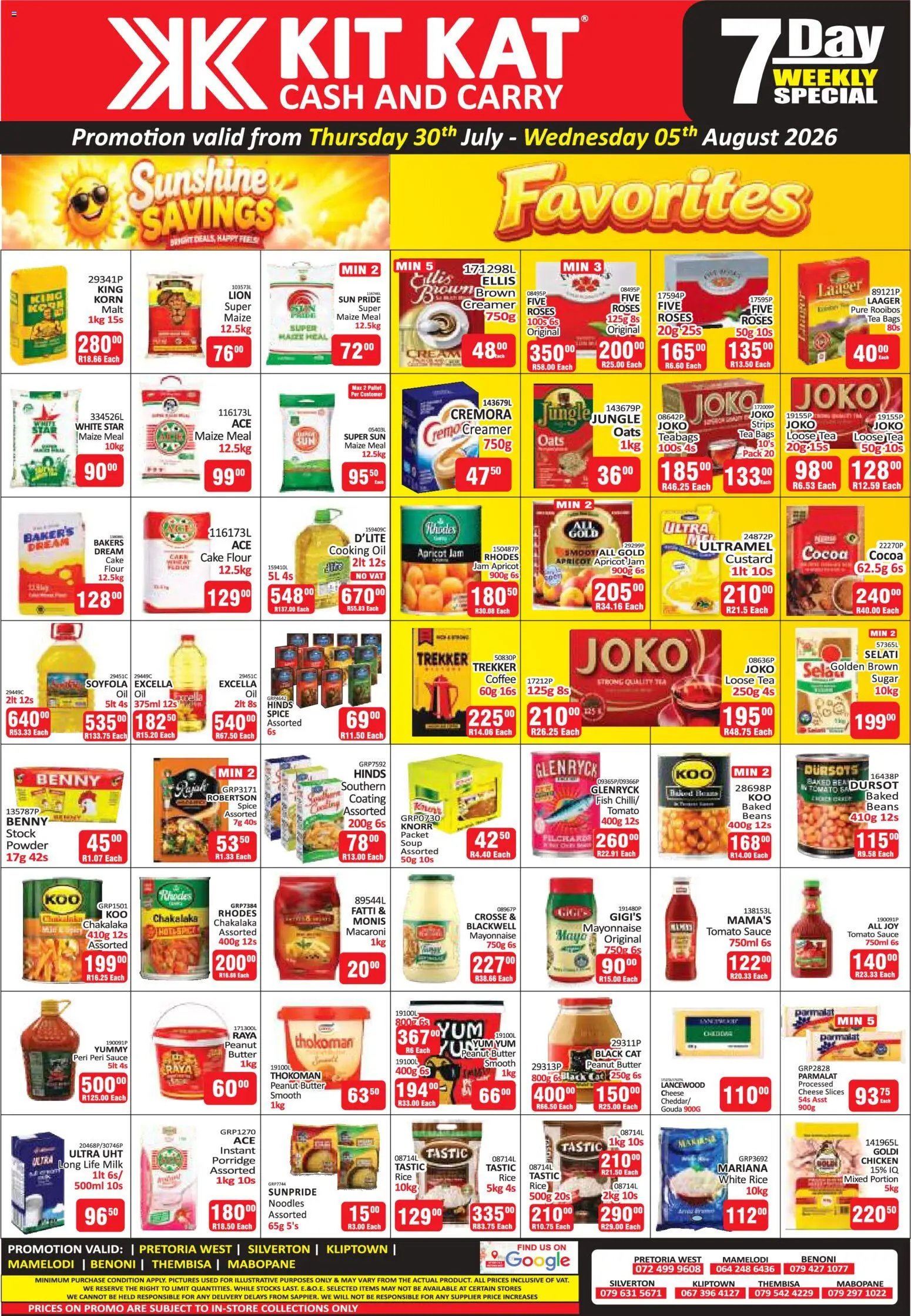 KIT KAT Cash & Carry Specials