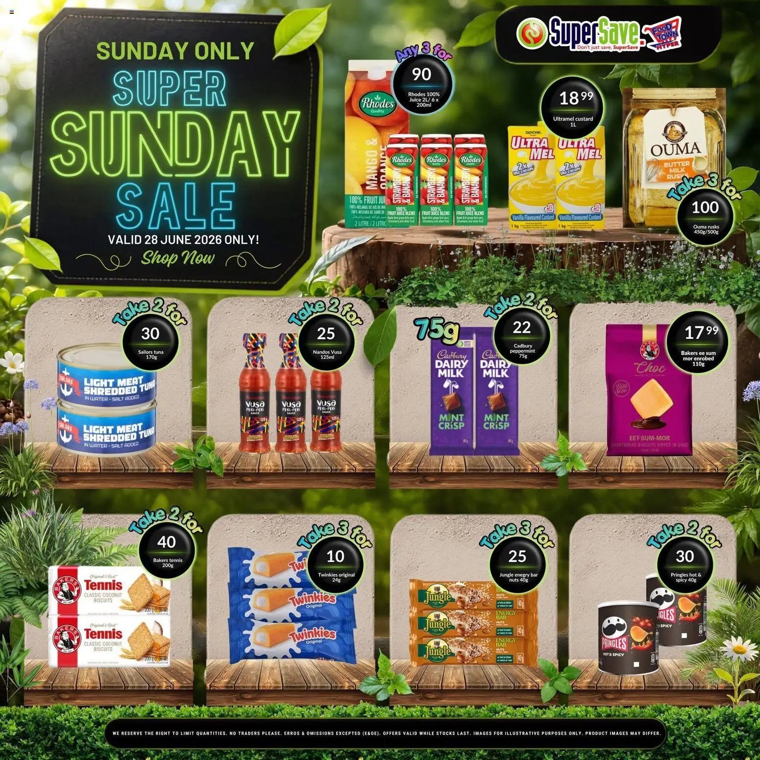 Super Save Sunday Savings