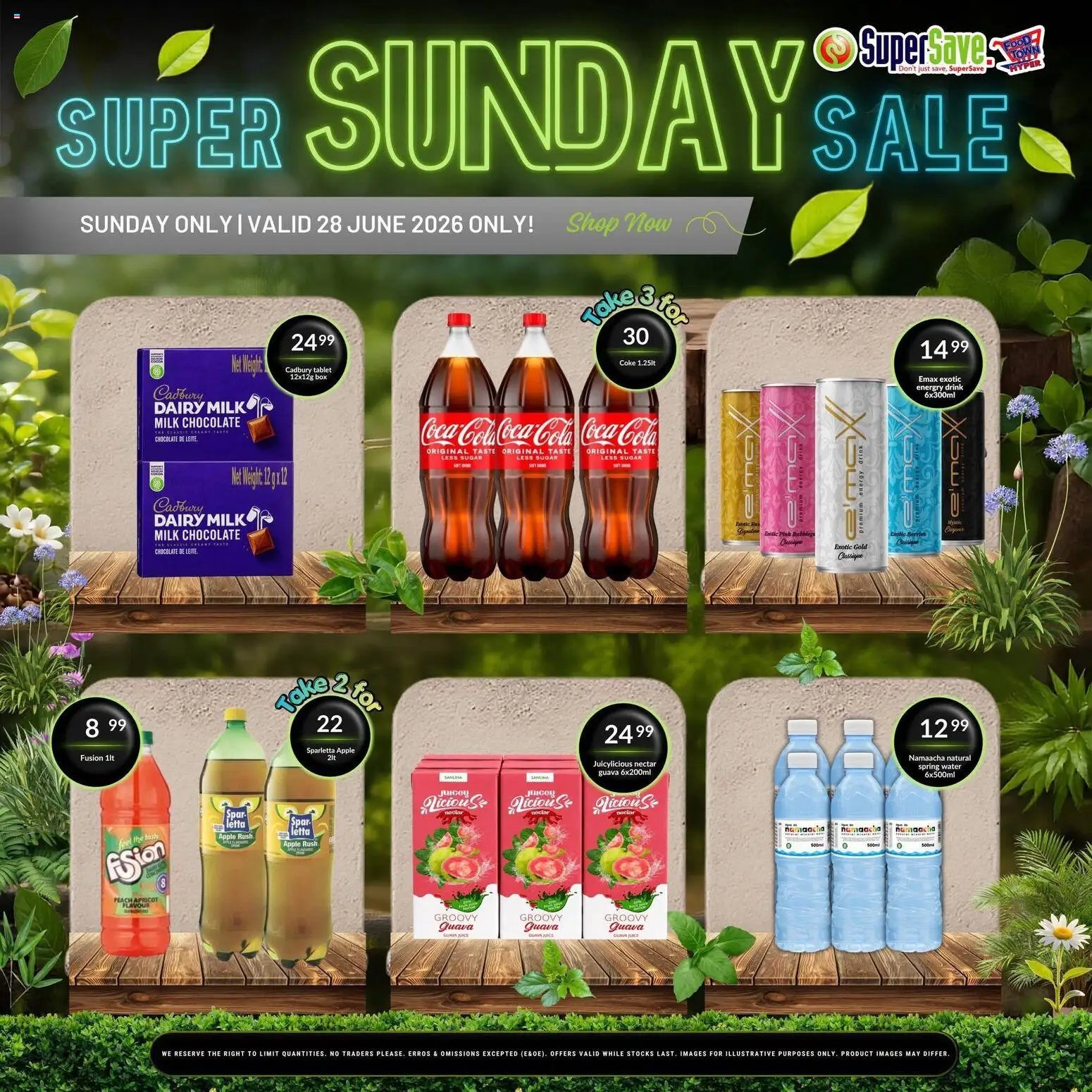 Super Save Sunday Savings
