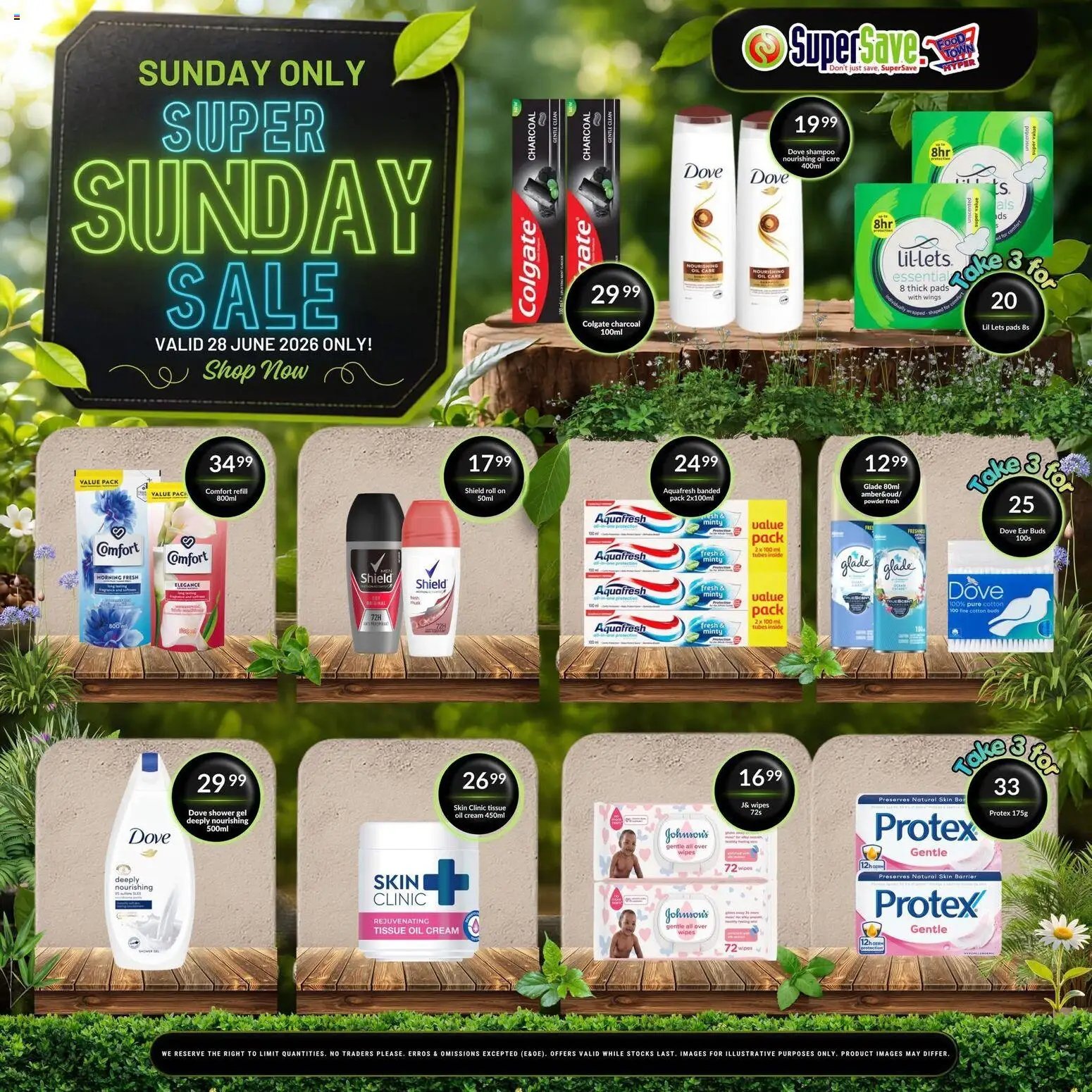 Super Save Sunday Savings