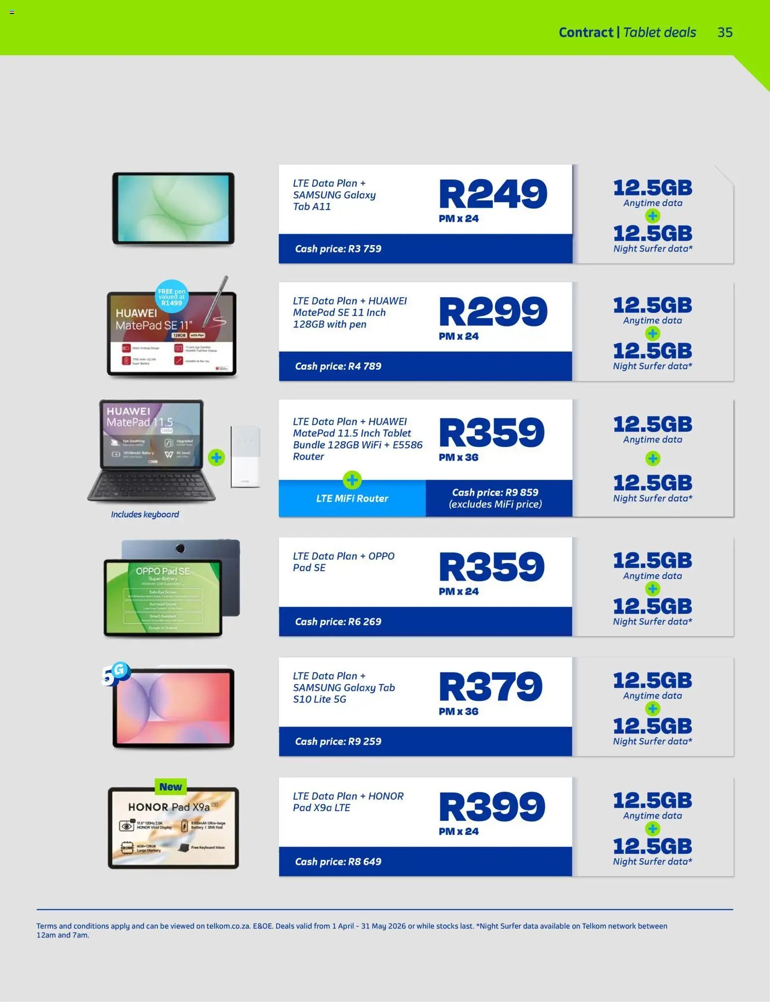 Telkom Deals (2026-04-01 - 2026-05-31) | 33
