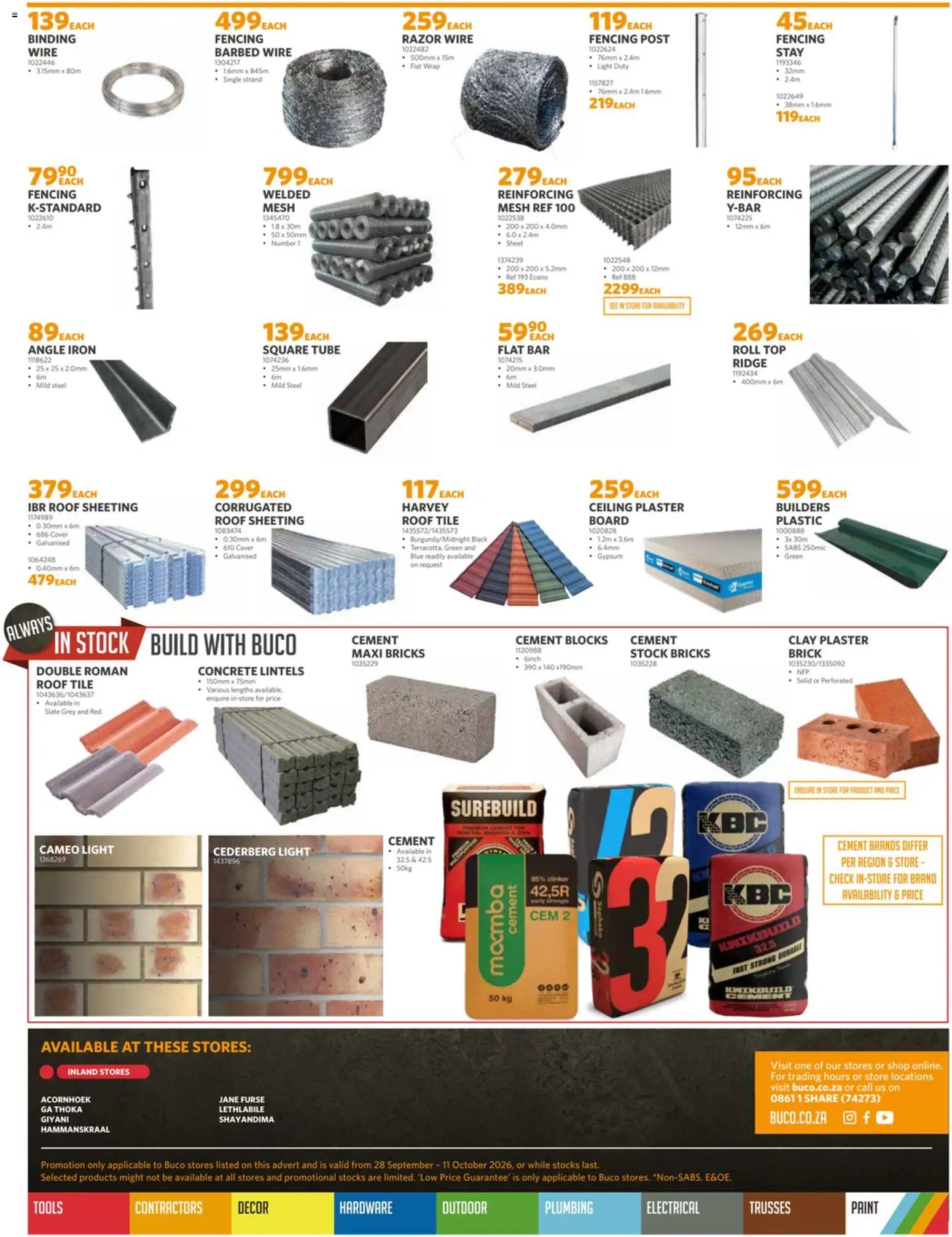 BUCO Specials Inland Fundamental