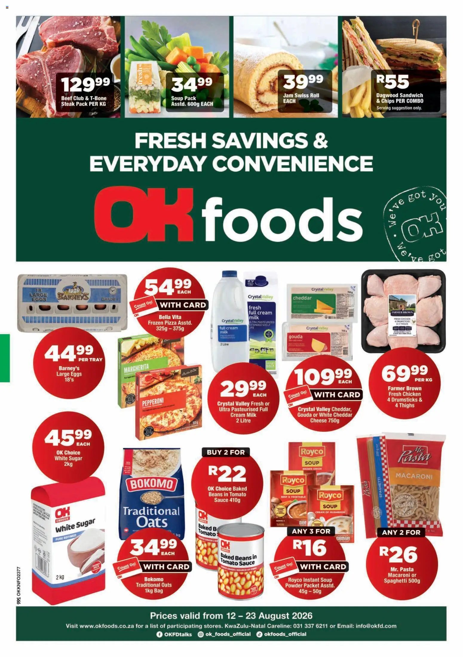 OK Foods - Kwazulu Natal - Specials