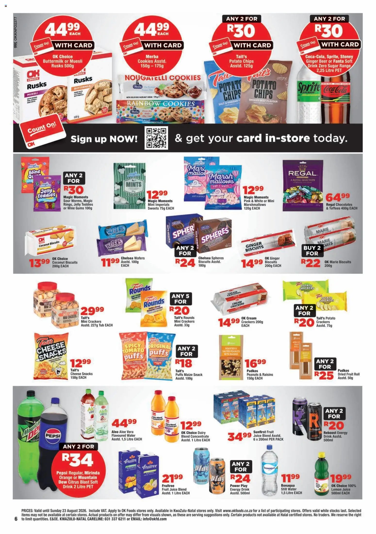 OK Foods - Kwazulu Natal - Specials