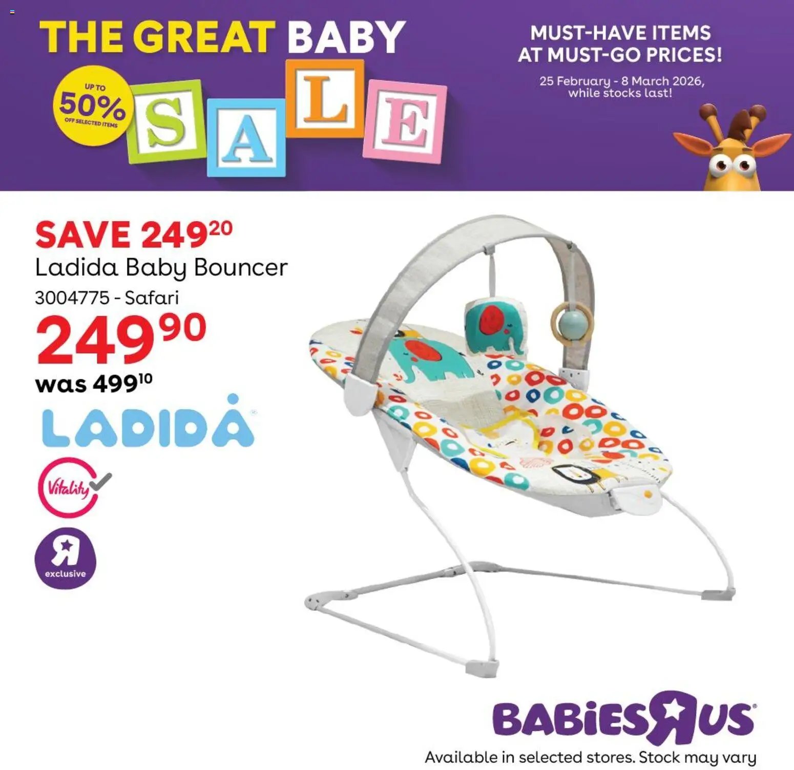 Babies R Us The Great Baby Sale (2026-02-25 - 2026-03-08) | 2