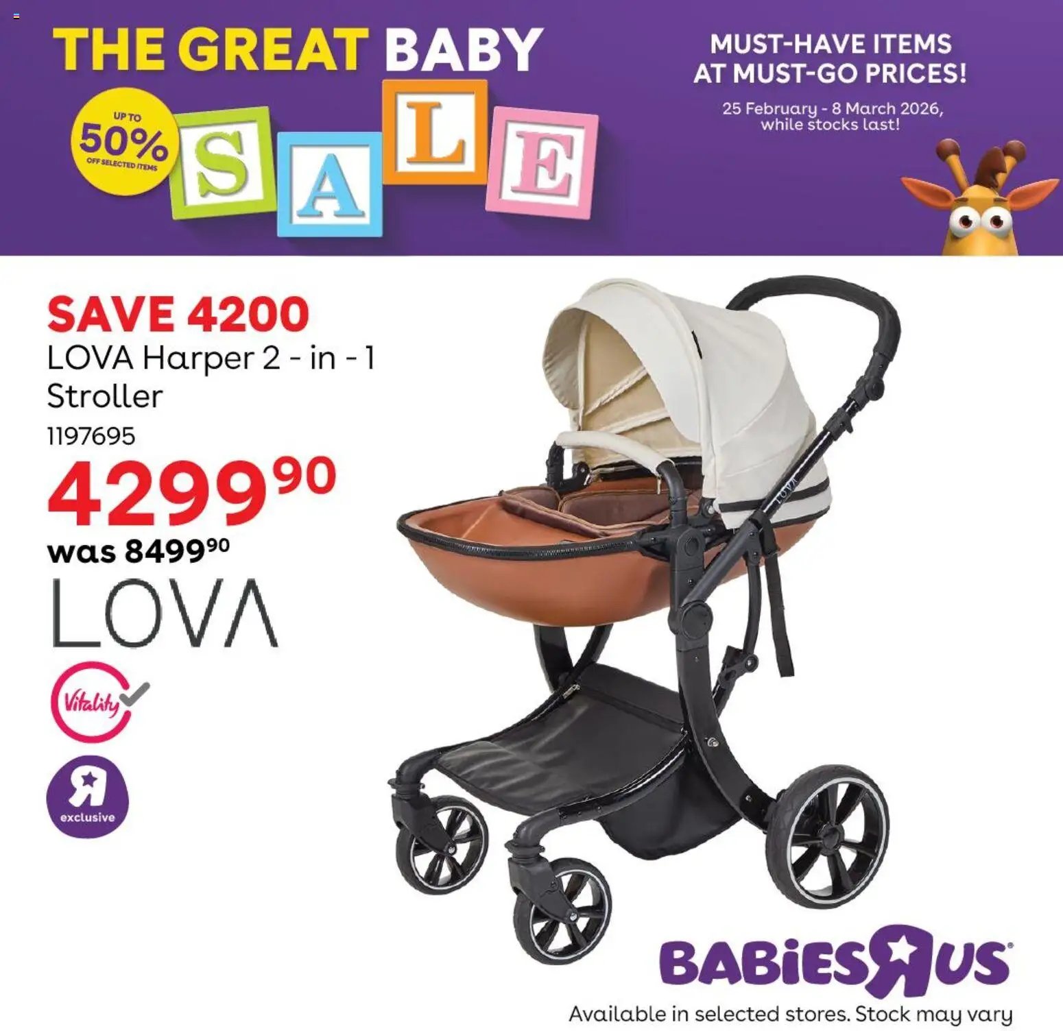 Babies R Us The Great Baby Sale (2026-02-25 - 2026-03-08) | 5