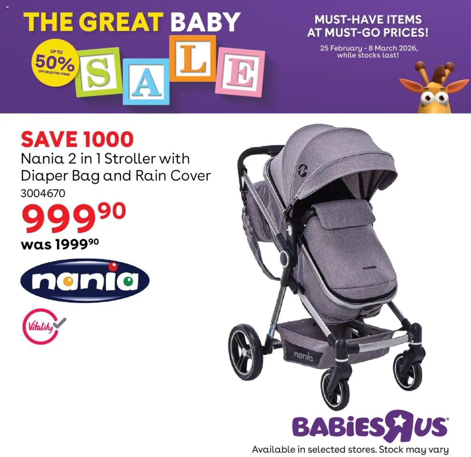 Babies R Us The Great Baby Sale (2026-02-25 - 2026-03-08) | 7