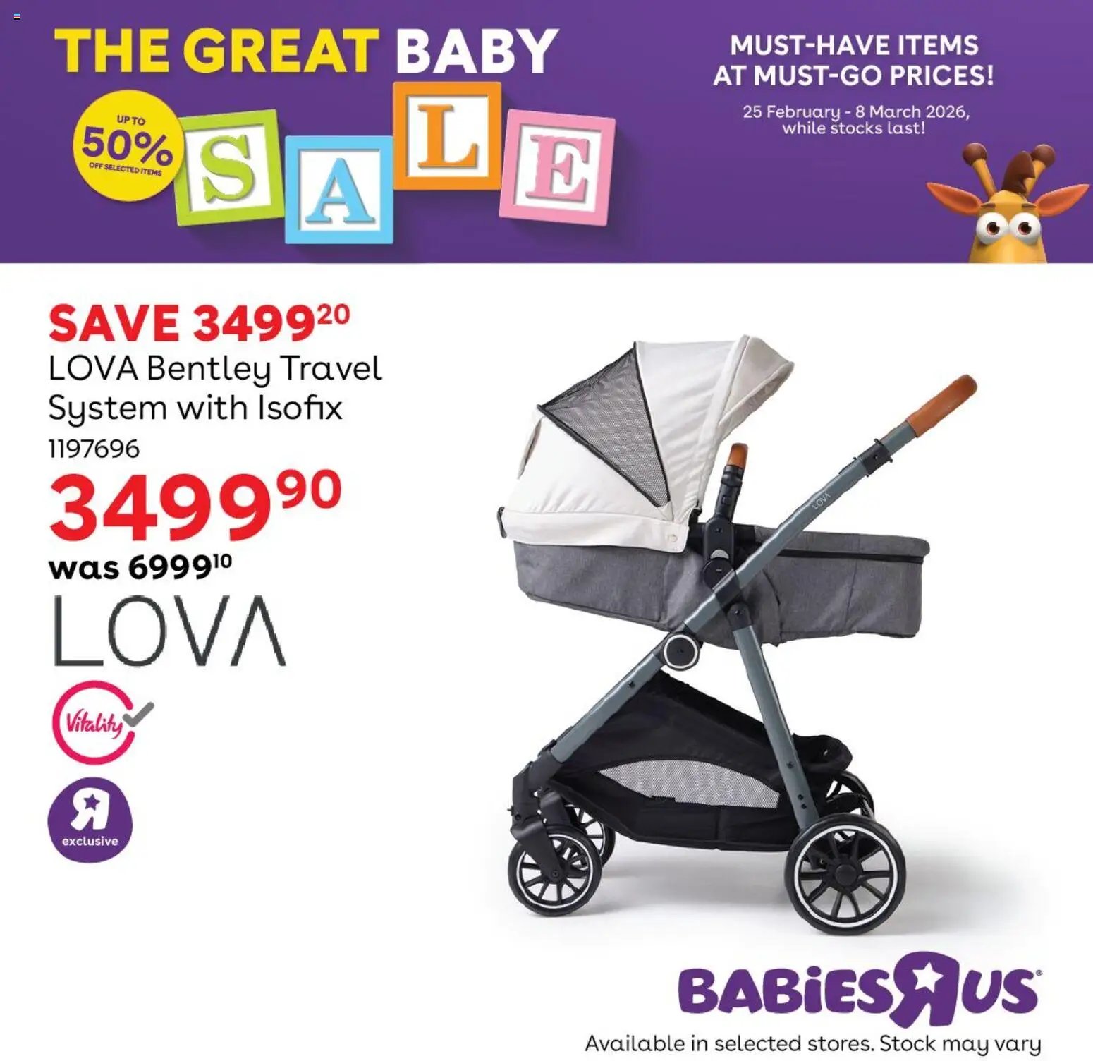 Babies R Us The Great Baby Sale (2026-02-25 - 2026-03-08) | 8