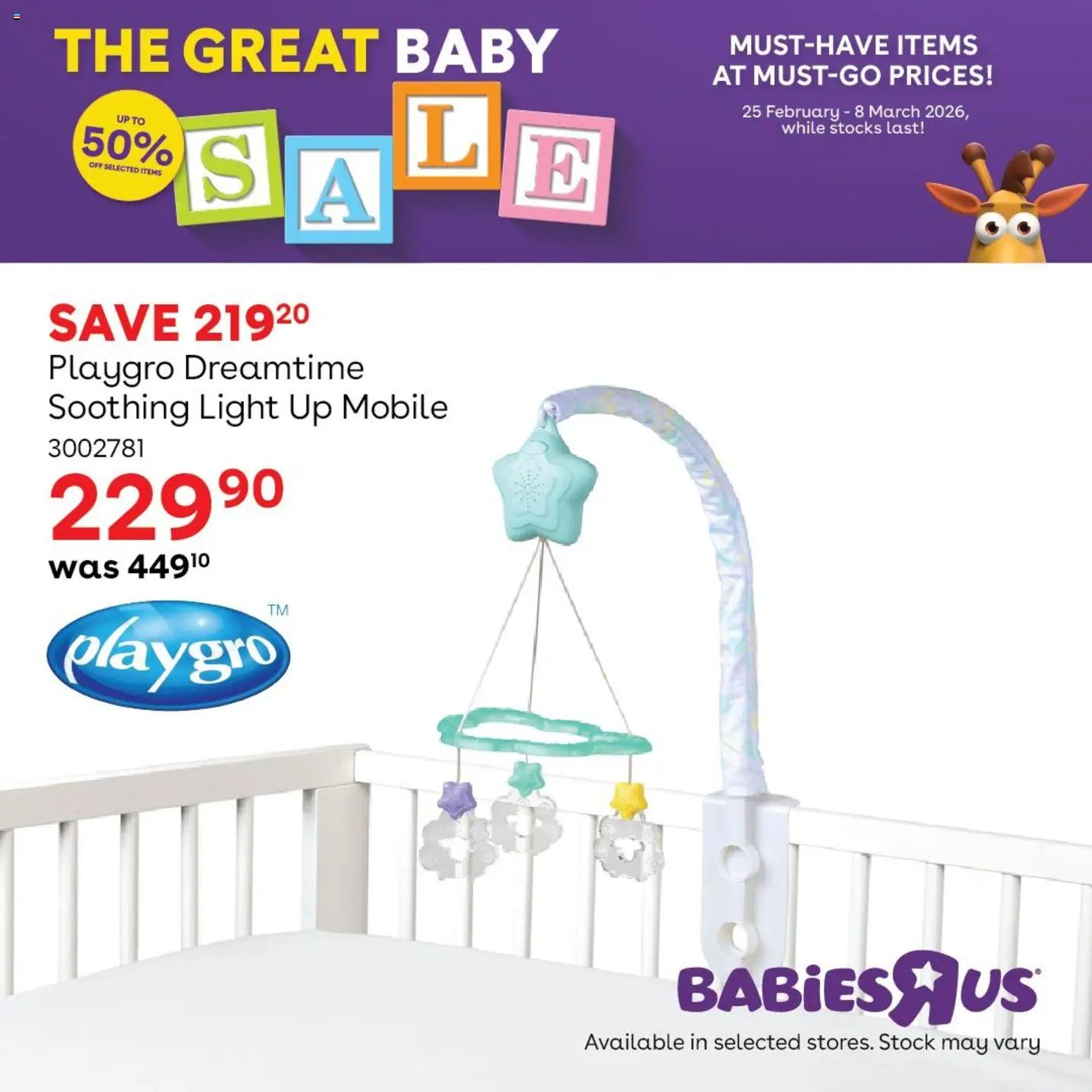 Babies R Us The Great Baby Sale (2026-02-25 - 2026-03-08) | 9