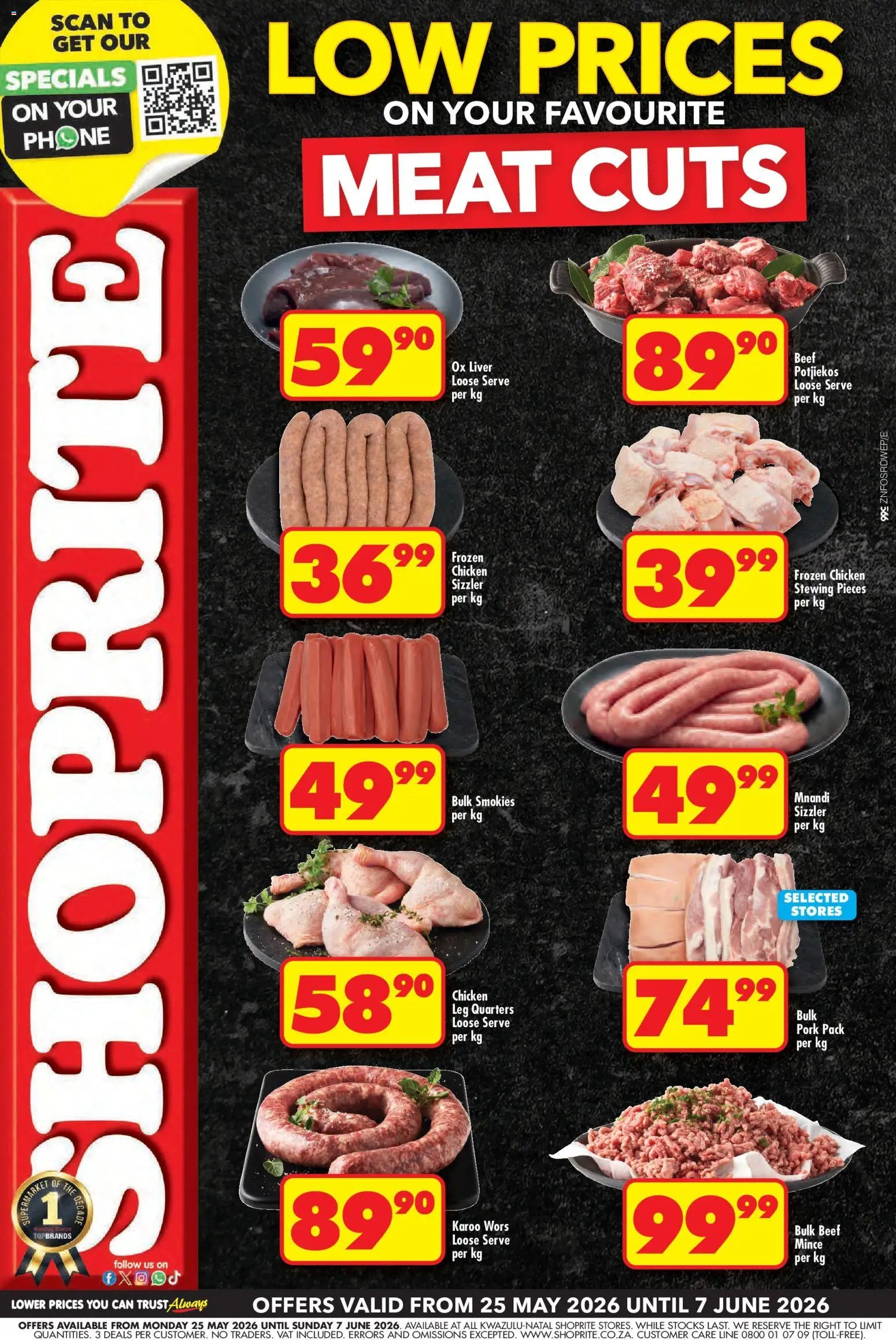Shoprite KwaZulu-Natal - Low Price Butchery Meat Cuts