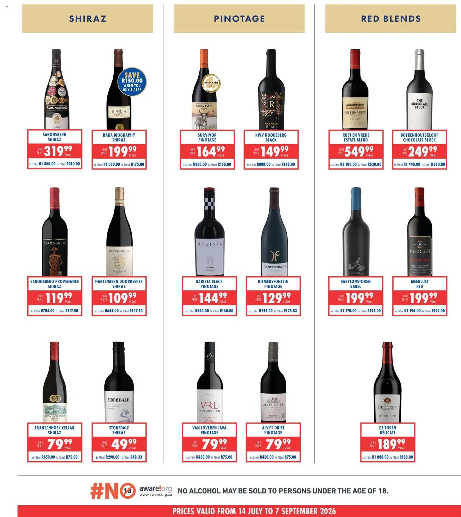 Ultra Liquors Winter Cellar Deals