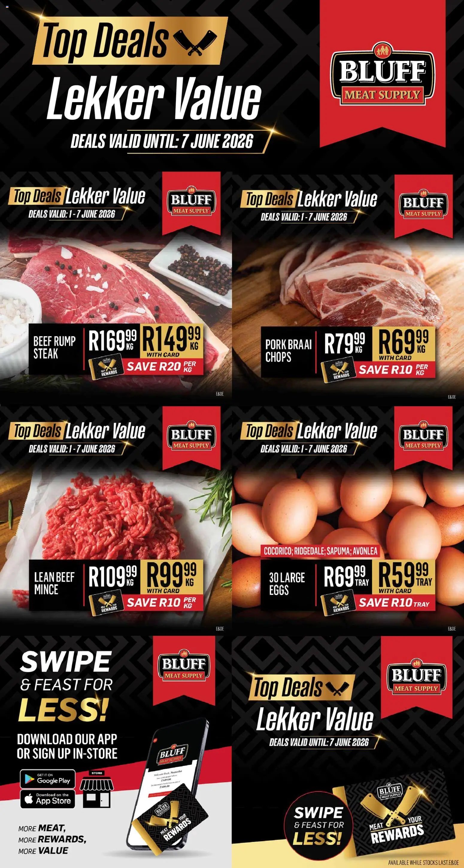 Bluff Meat Supply Top Deals. Lekker Value.