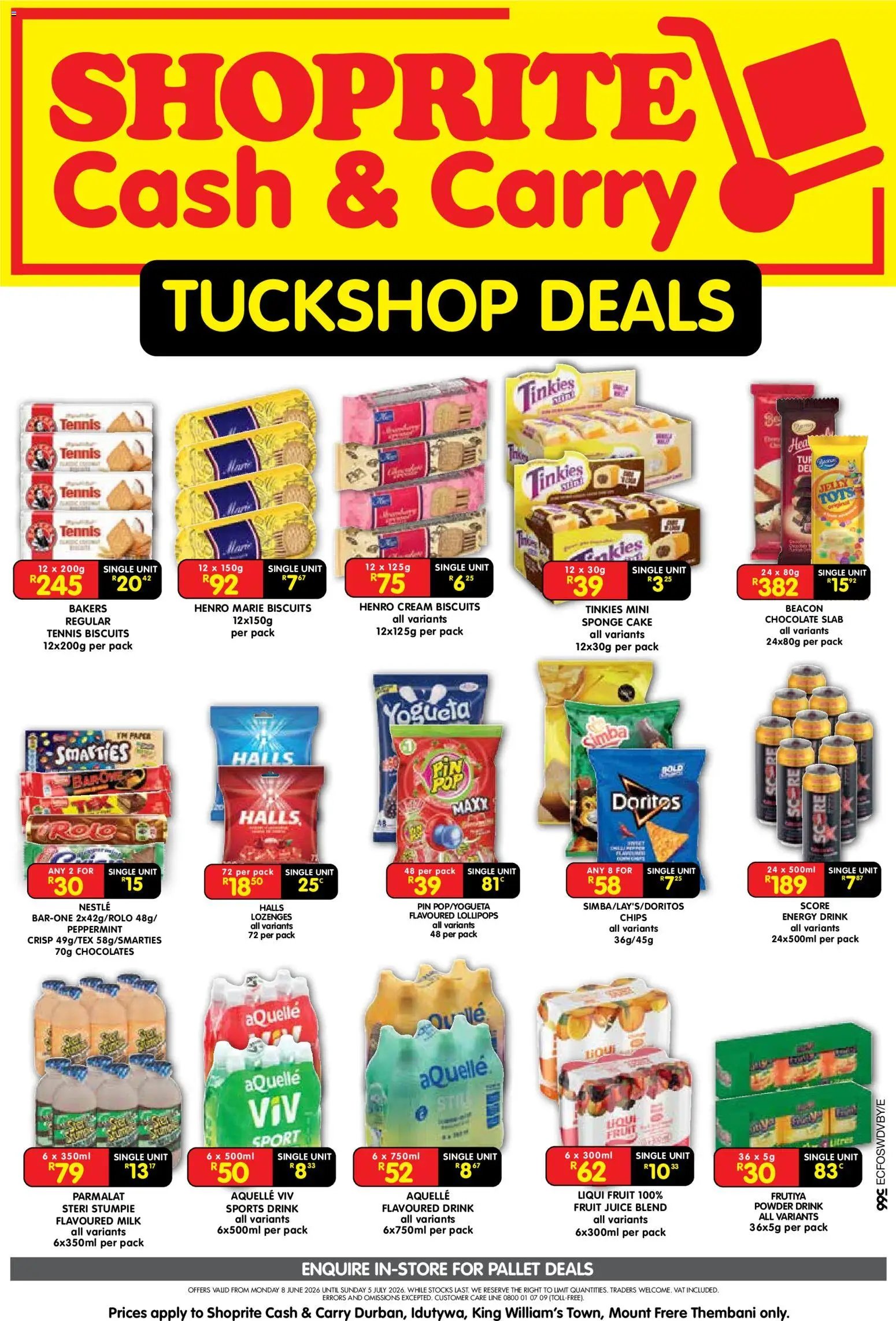 Shoprite - Eastern Cape - Cash & Carry Tuckshop Deals Exclusive