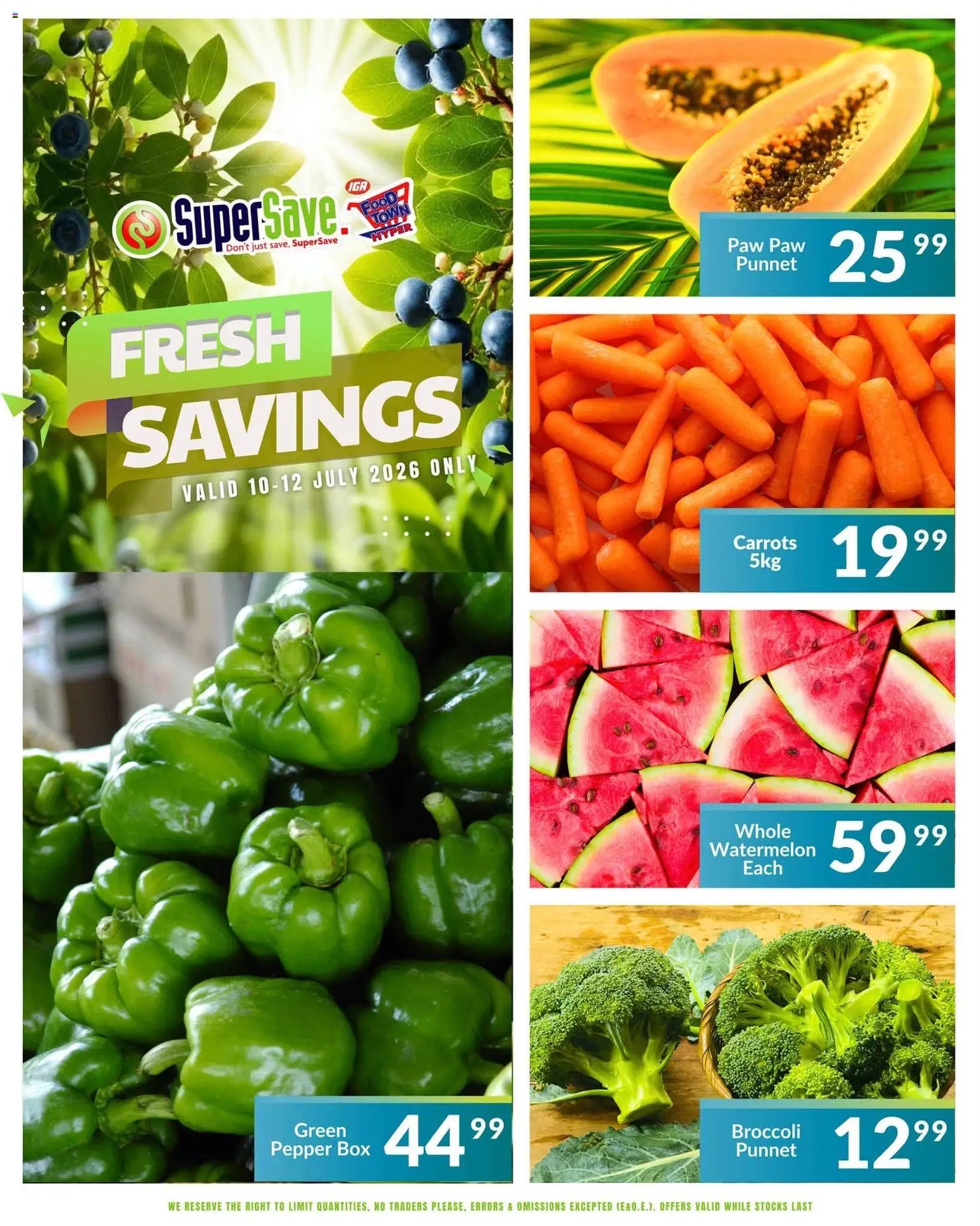 Super Save Fresh Savings