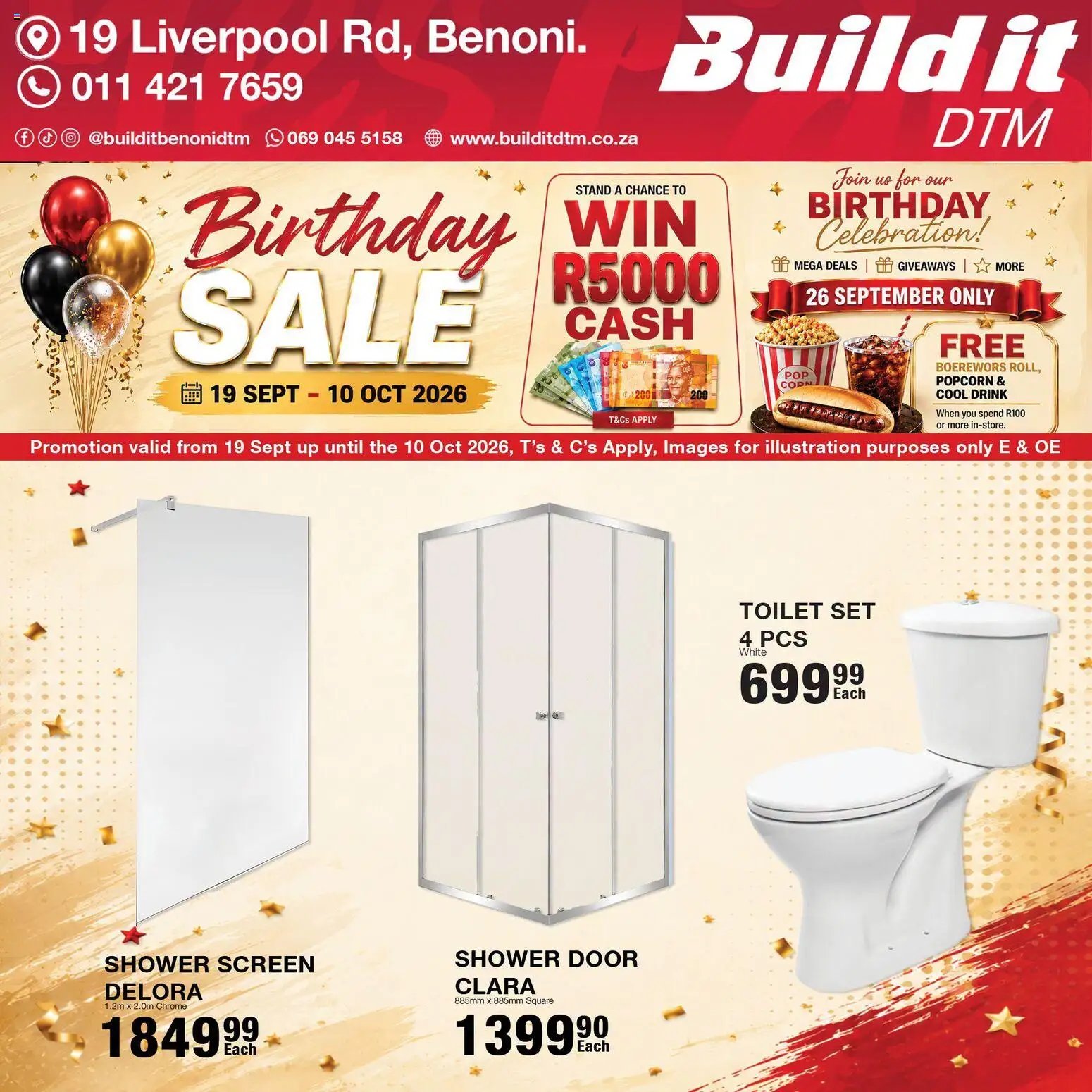 Build It Gauteng - Birthday sale celebration