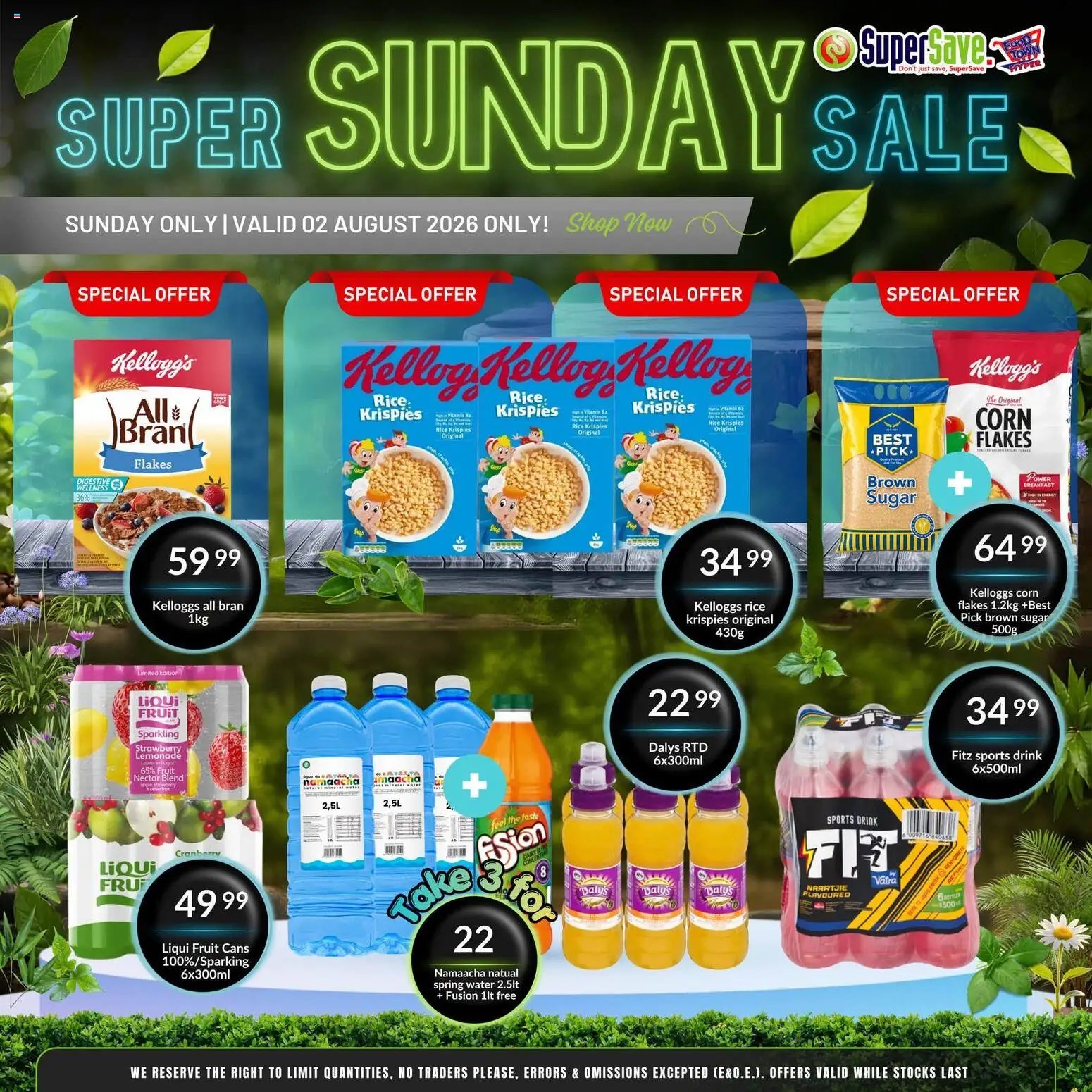 Super Save Sunday Savings