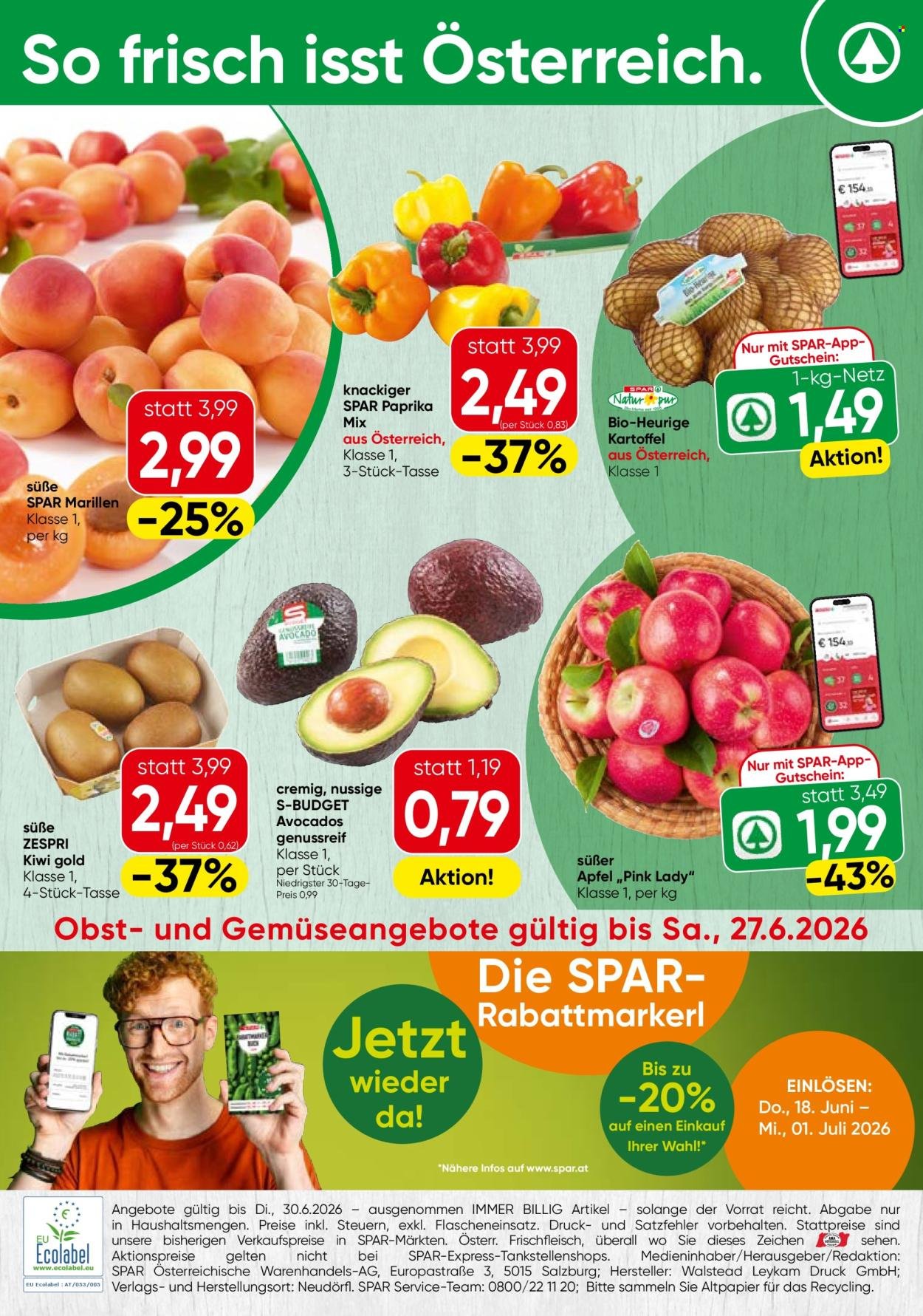 INTERSPAR Flugblatt - Ab Donnerstag, 25.6.2026