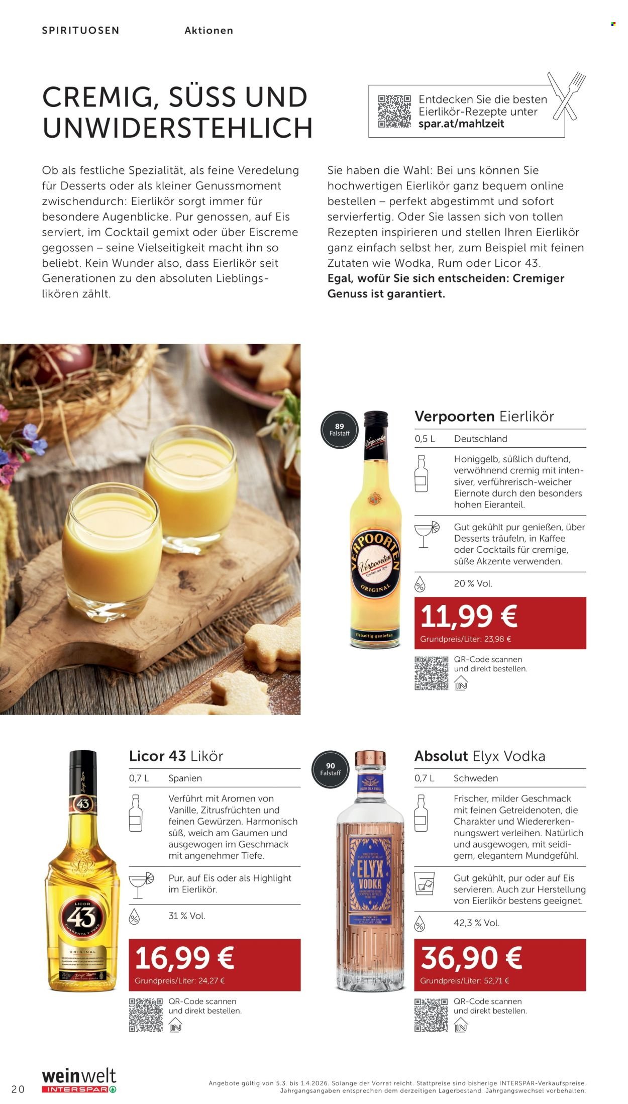 INTERSPAR Flugblatt - Weinwelt Bestseller 03 2026 (2026-03-05 - 2026-04-01) | 20