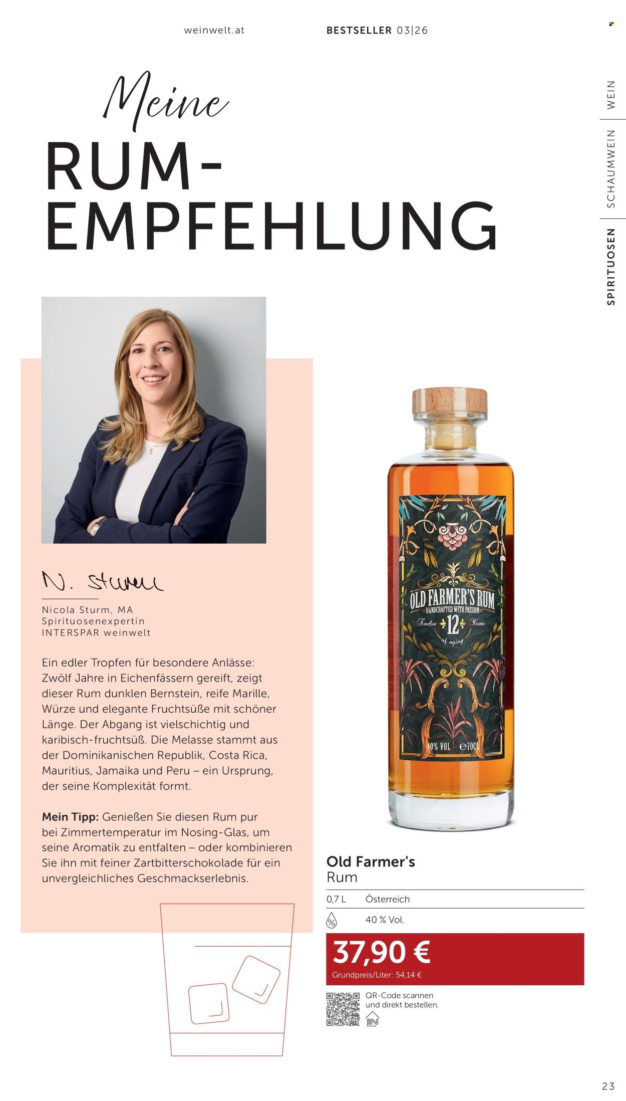 INTERSPAR Flugblatt - Weinwelt Bestseller 03 2026 (2026-03-05 - 2026-04-01) | 23