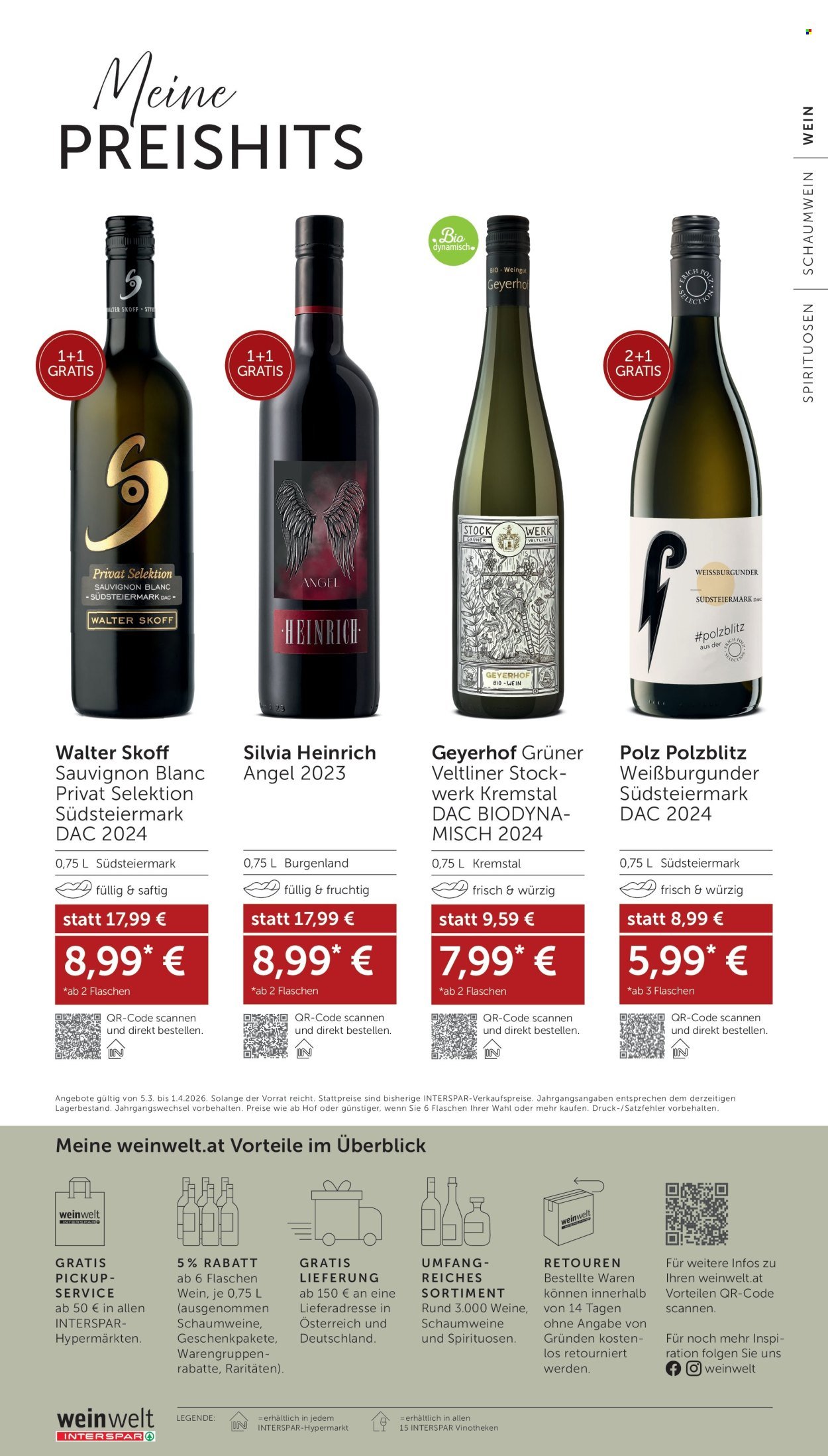 INTERSPAR Flugblatt - Weinwelt Bestseller 03 2026 (2026-03-05 - 2026-04-01) | 24