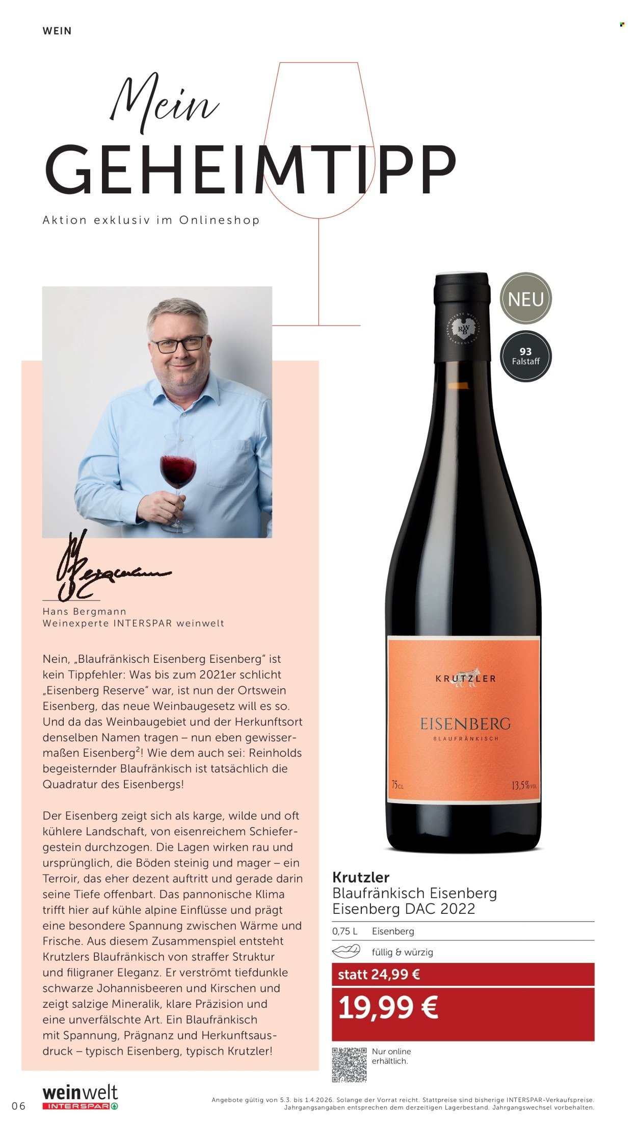 INTERSPAR Flugblatt - Weinwelt Bestseller 03 2026 (2026-03-05 - 2026-04-01) | 6