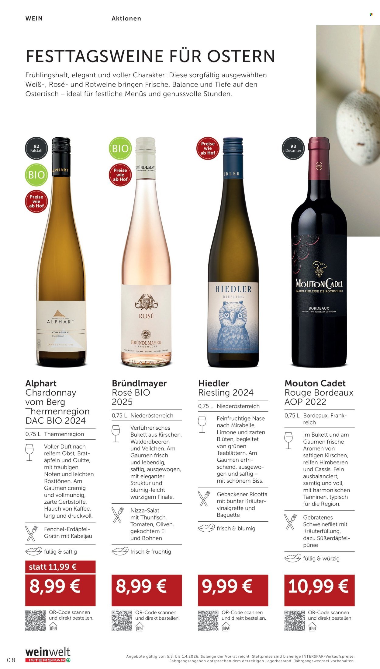 INTERSPAR Flugblatt - Weinwelt Bestseller 03 2026 (2026-03-05 - 2026-04-01) | 8