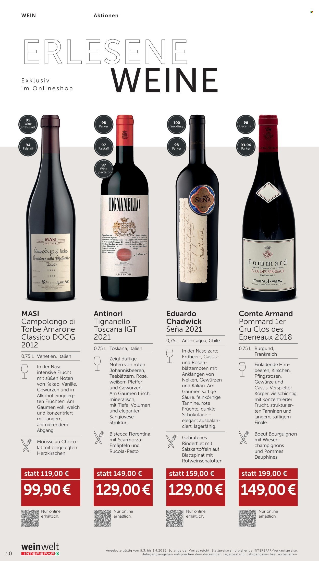 INTERSPAR Flugblatt - Weinwelt Bestseller 03 2026 (2026-03-05 - 2026-04-01) | 10
