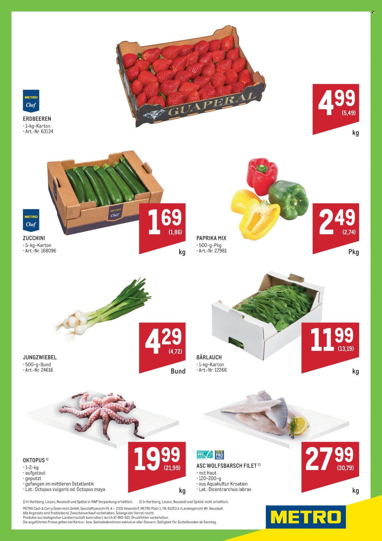 METRO Flugblatt - Ultrafrische Wochenhits KW17