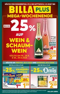 BILLA PLUS Flugblatt - Ab Donnerstag, 27.8.2026