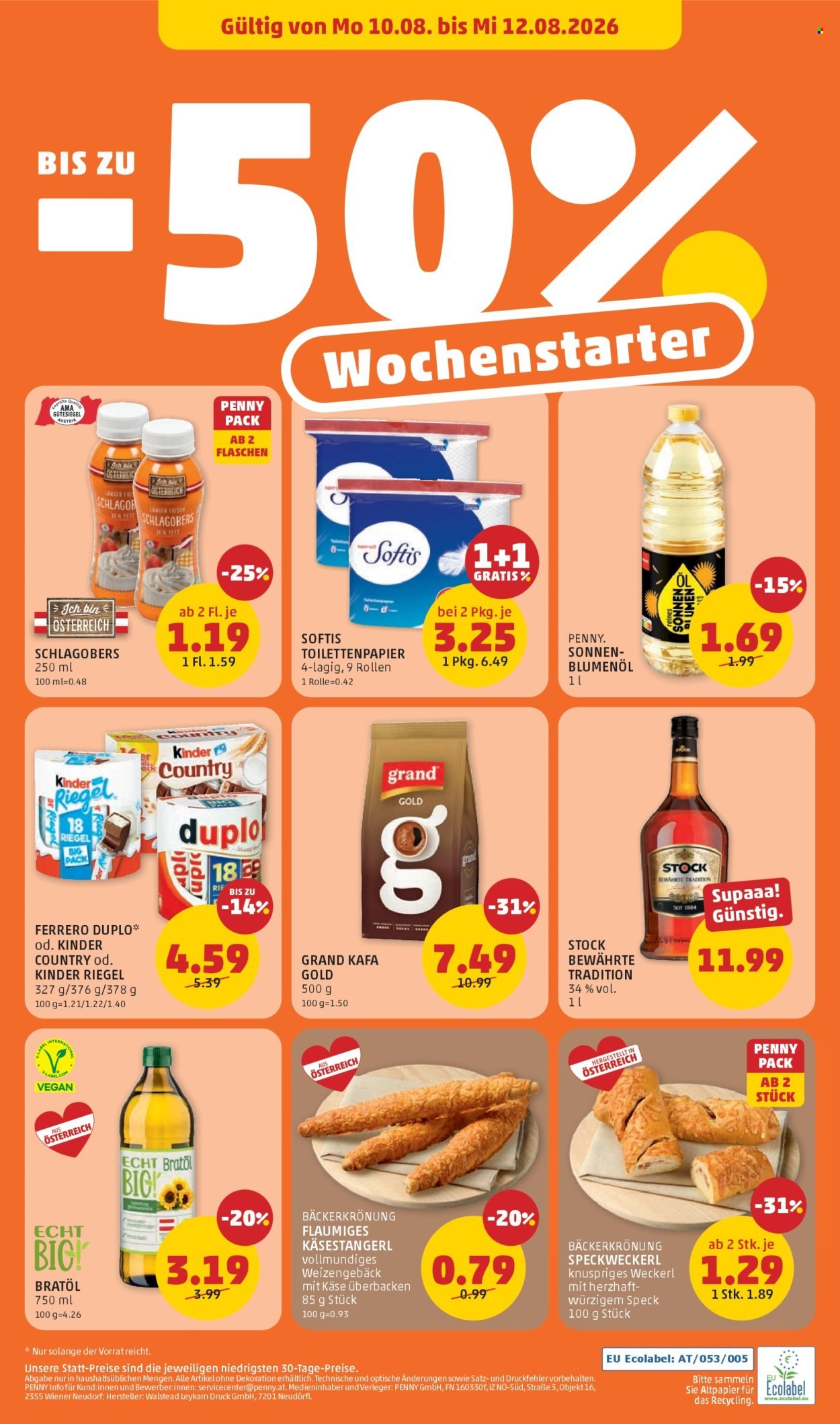 PENNY Flugblatt - Ab Donnerstag, 6.8.2026