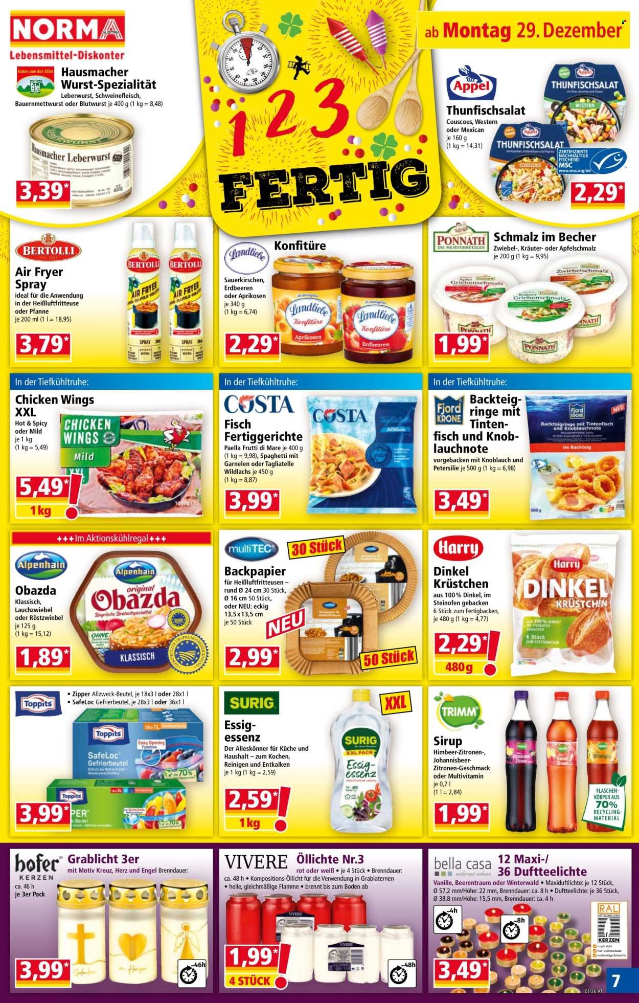 NORMA Flugblatt - Ab Montag, 29.12.2025